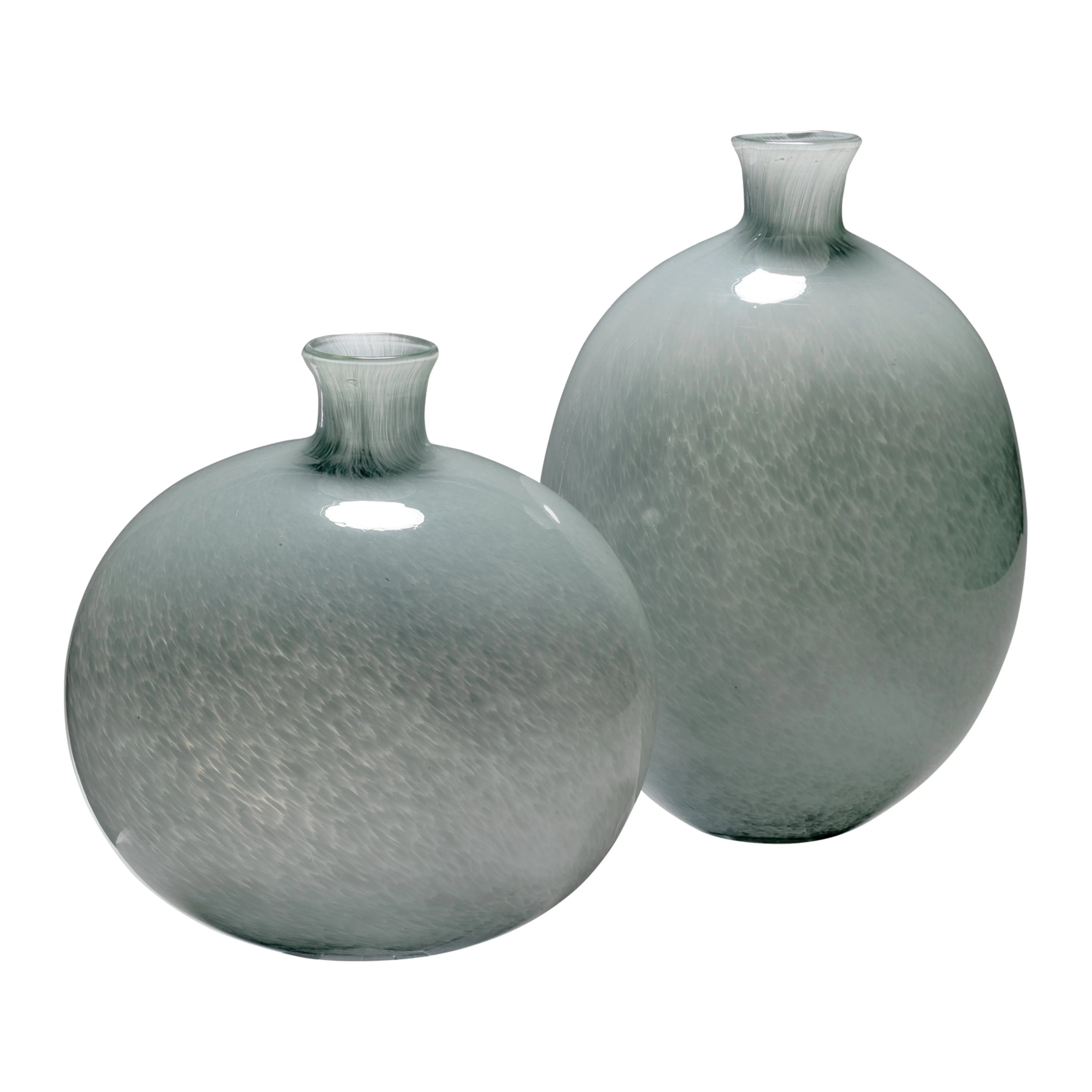 Jamie Young Company - Minx Decorative Vases (set of 2) - 7MINX-VAGR | Montreal Lighting & Hardware