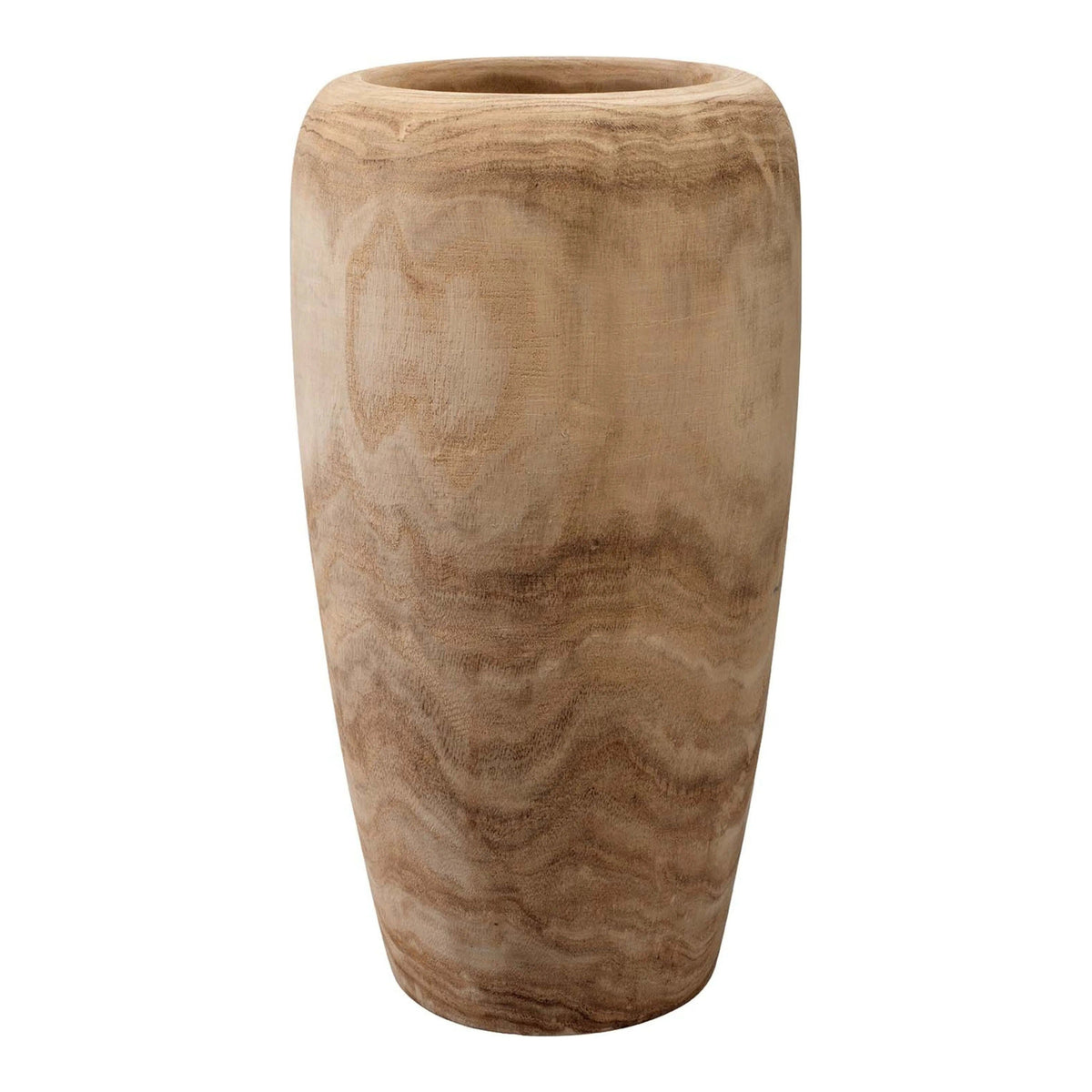 Jamie Young Company - Ojai Wooden Vase - 7OJAI-SMWD | Montreal Lighting & Hardware