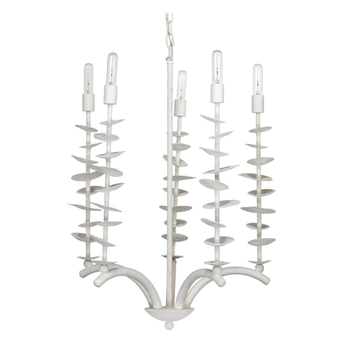 Jamie Young Company - Petals Chandelier - 5PETA-CHWH | Montreal Lighting & Hardware