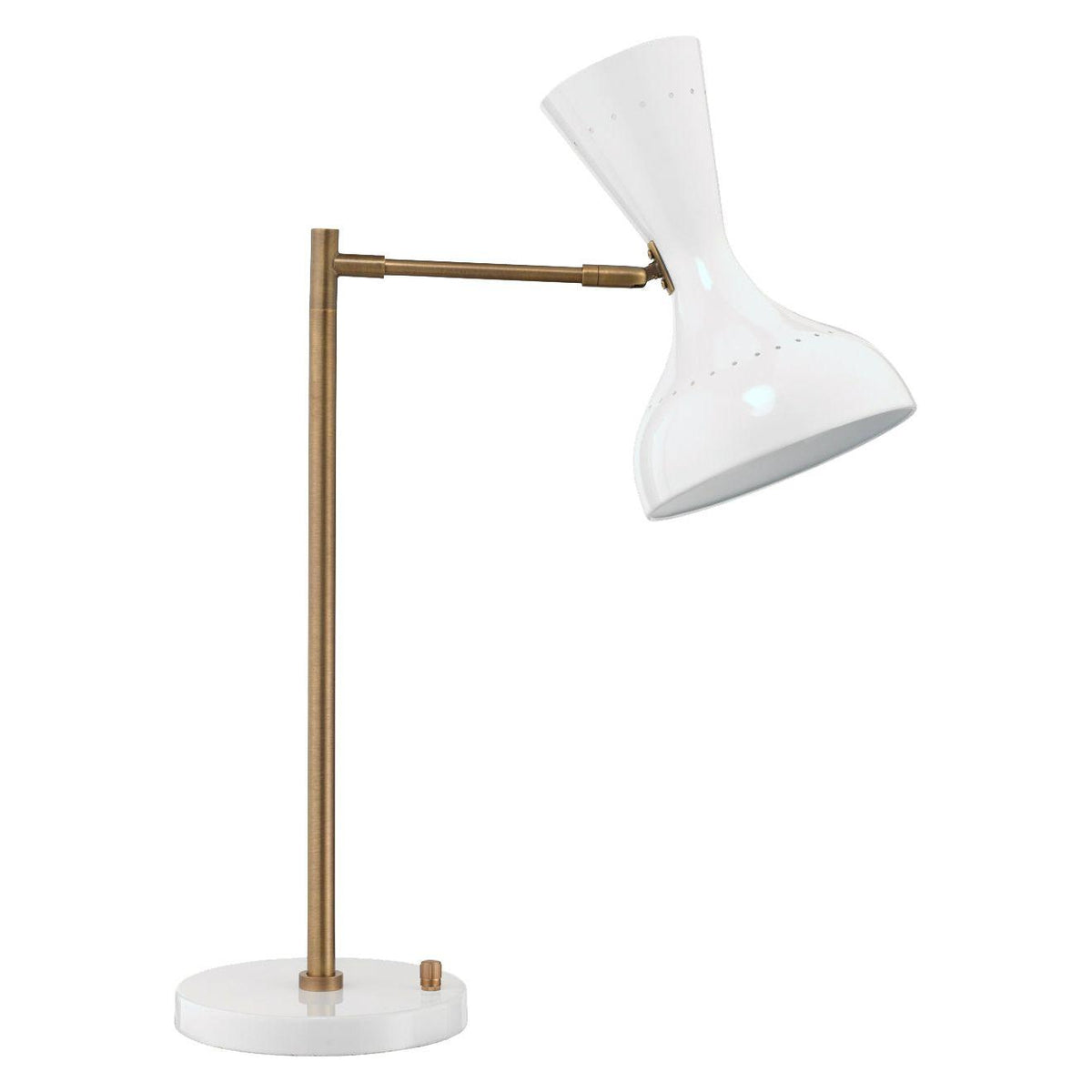 Jamie Young Company - Pisa Swing Arm Table Lamp - 1PISA-TLWH | Montreal Lighting & Hardware