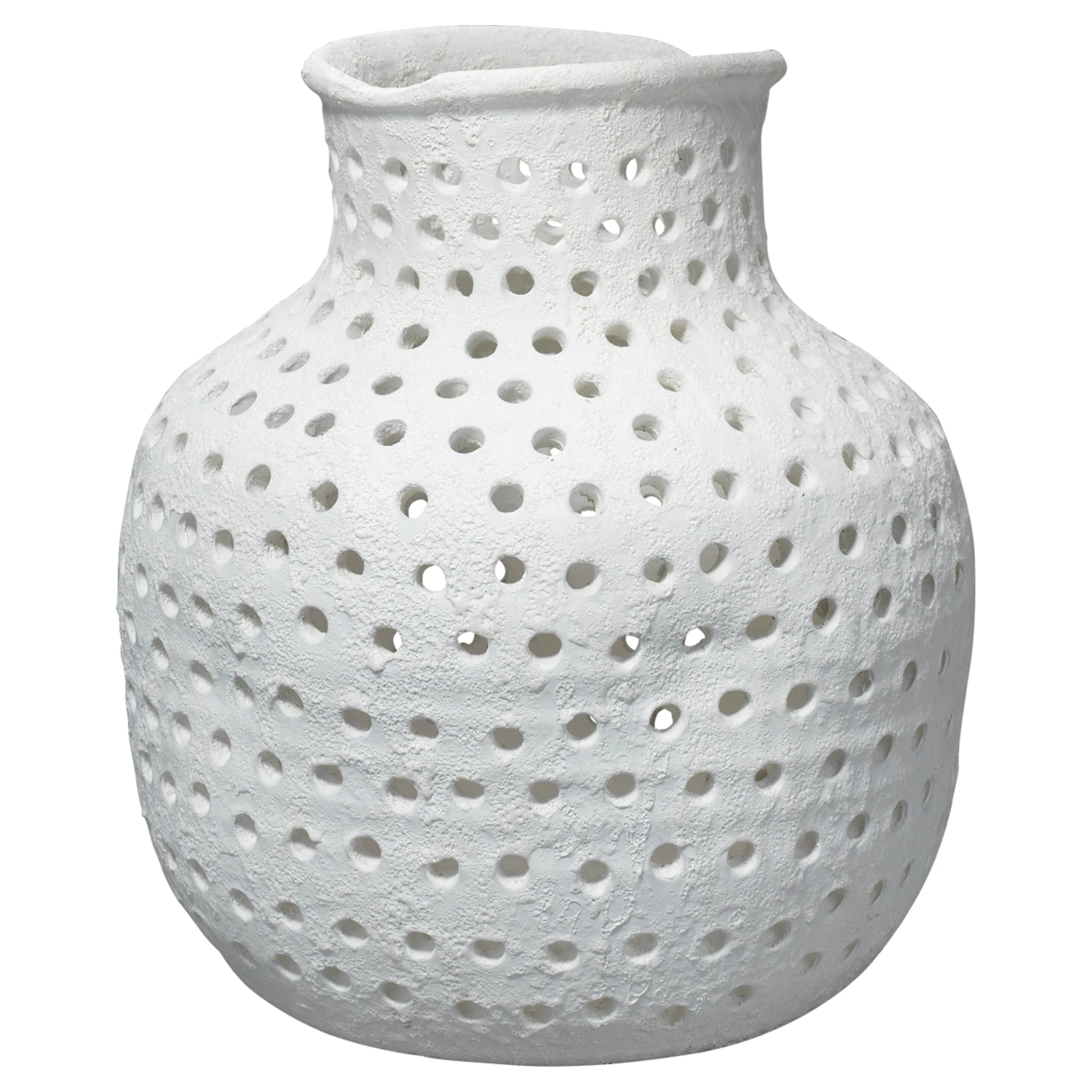 Jamie Young Company - Porous Vase - 7PORO-VAWH | Montreal Lighting & Hardware