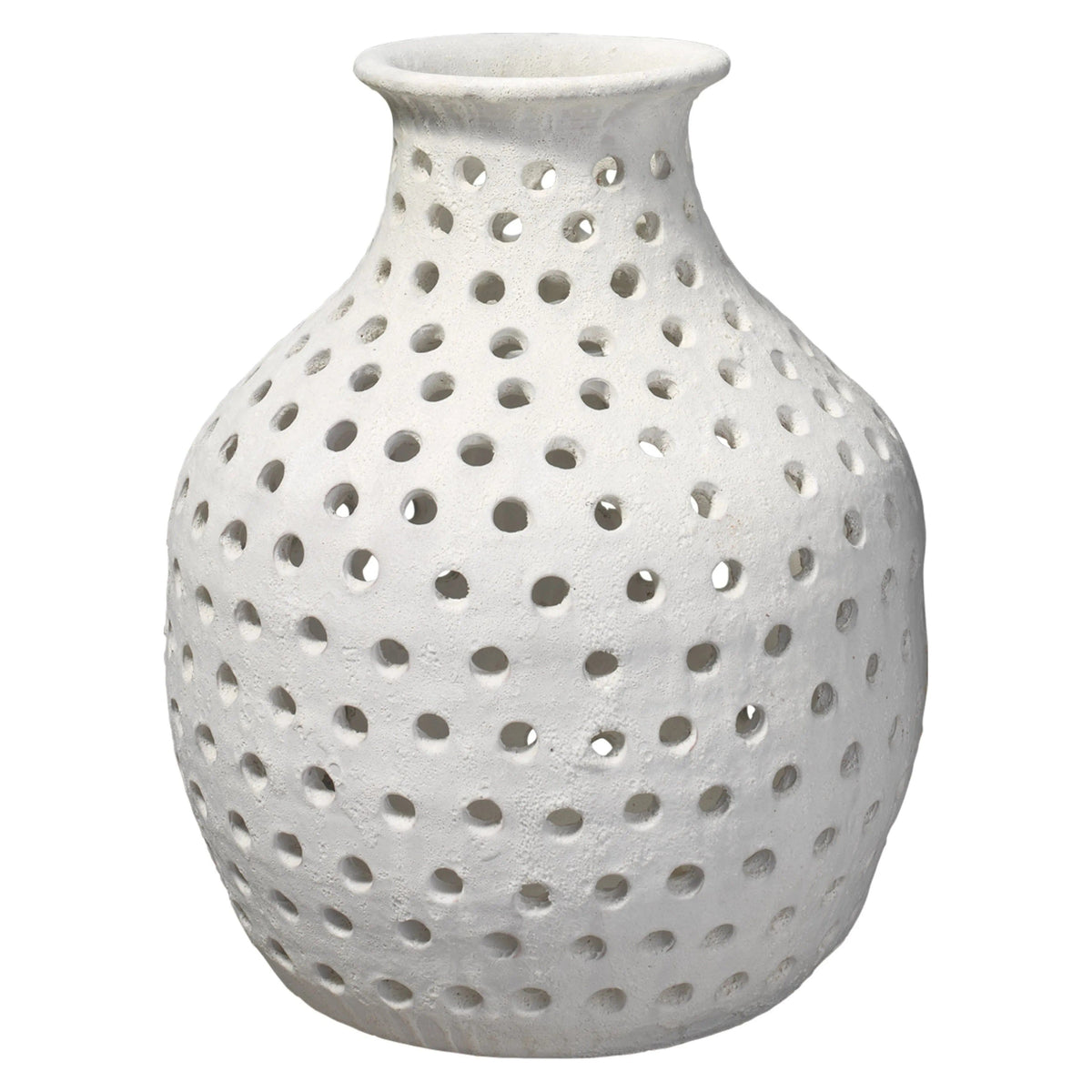 Jamie Young Company - Porous Vase - 7PORU-SMWH | Montreal Lighting & Hardware