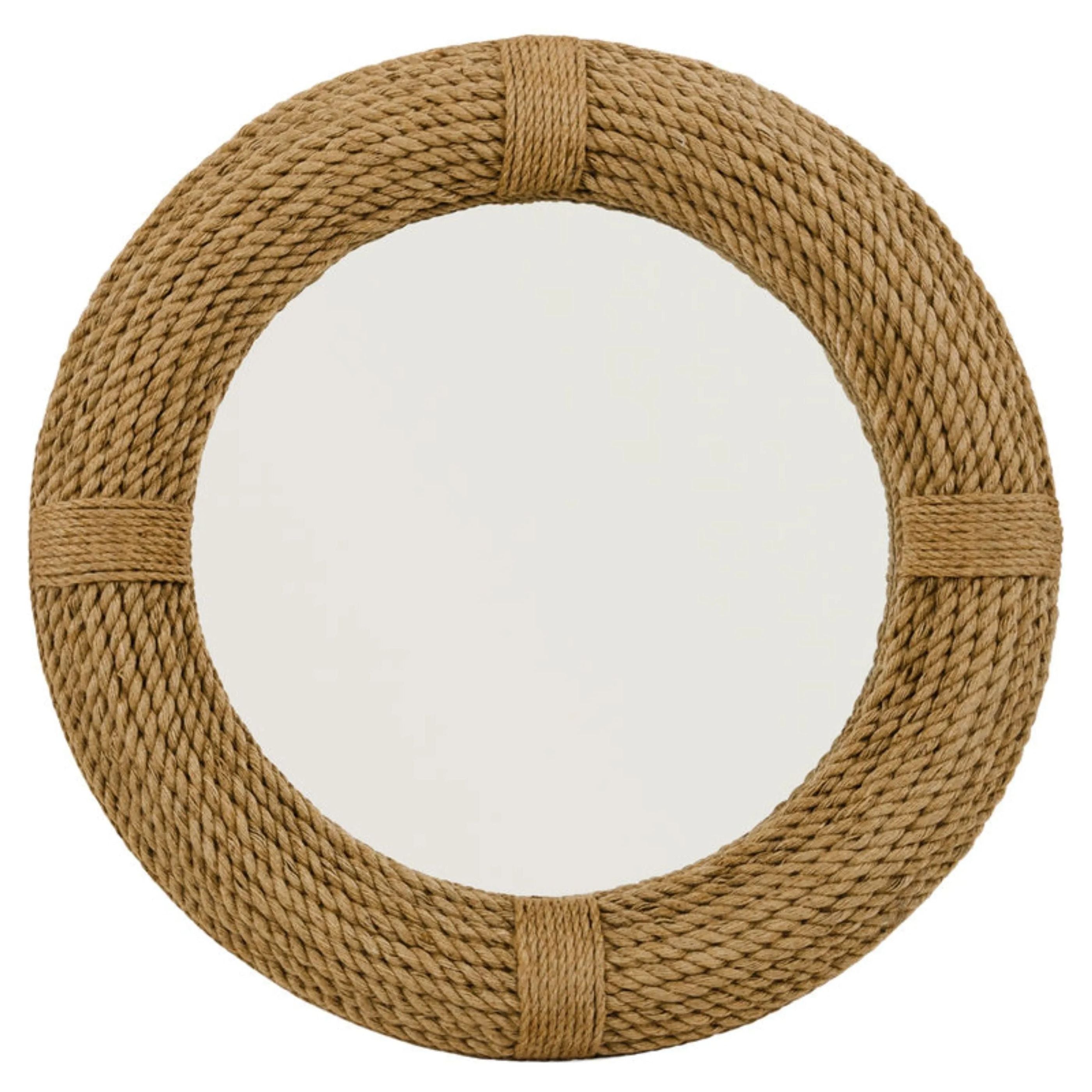 Jamie Young Company - Round Rope Mirror - 7AF-MIR3 | Montreal Lighting & Hardware