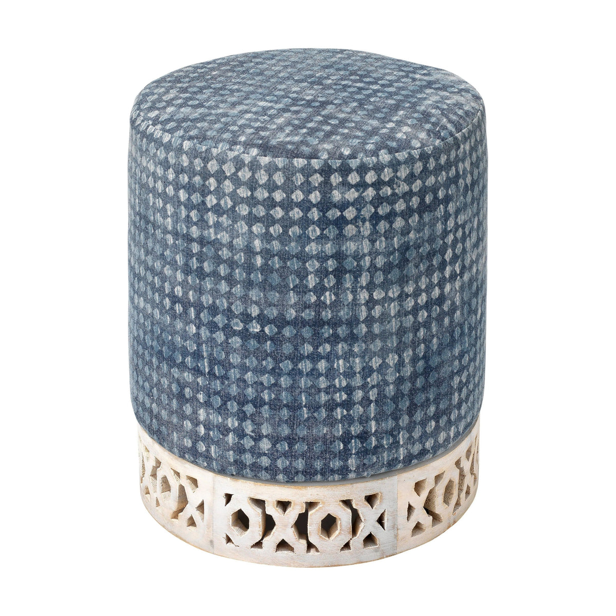 Jamie Young Company - Solana Upholstered Ottoman - LS20SOLAMNWW | Montreal Lighting & Hardware