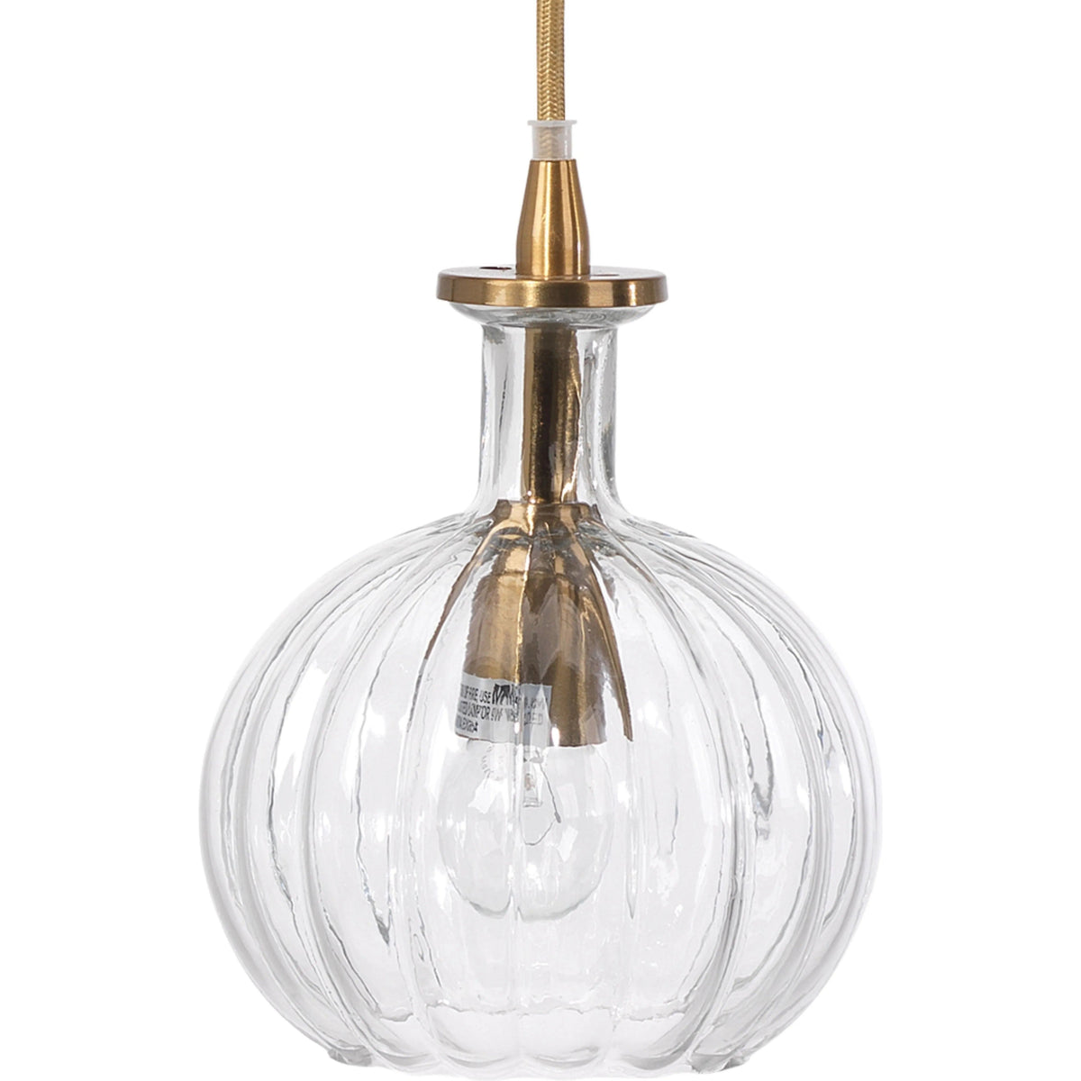 Jamie Young Company - Sophia Carafe Pendant - 5SOPH-CLBR | Montreal Lighting & Hardware