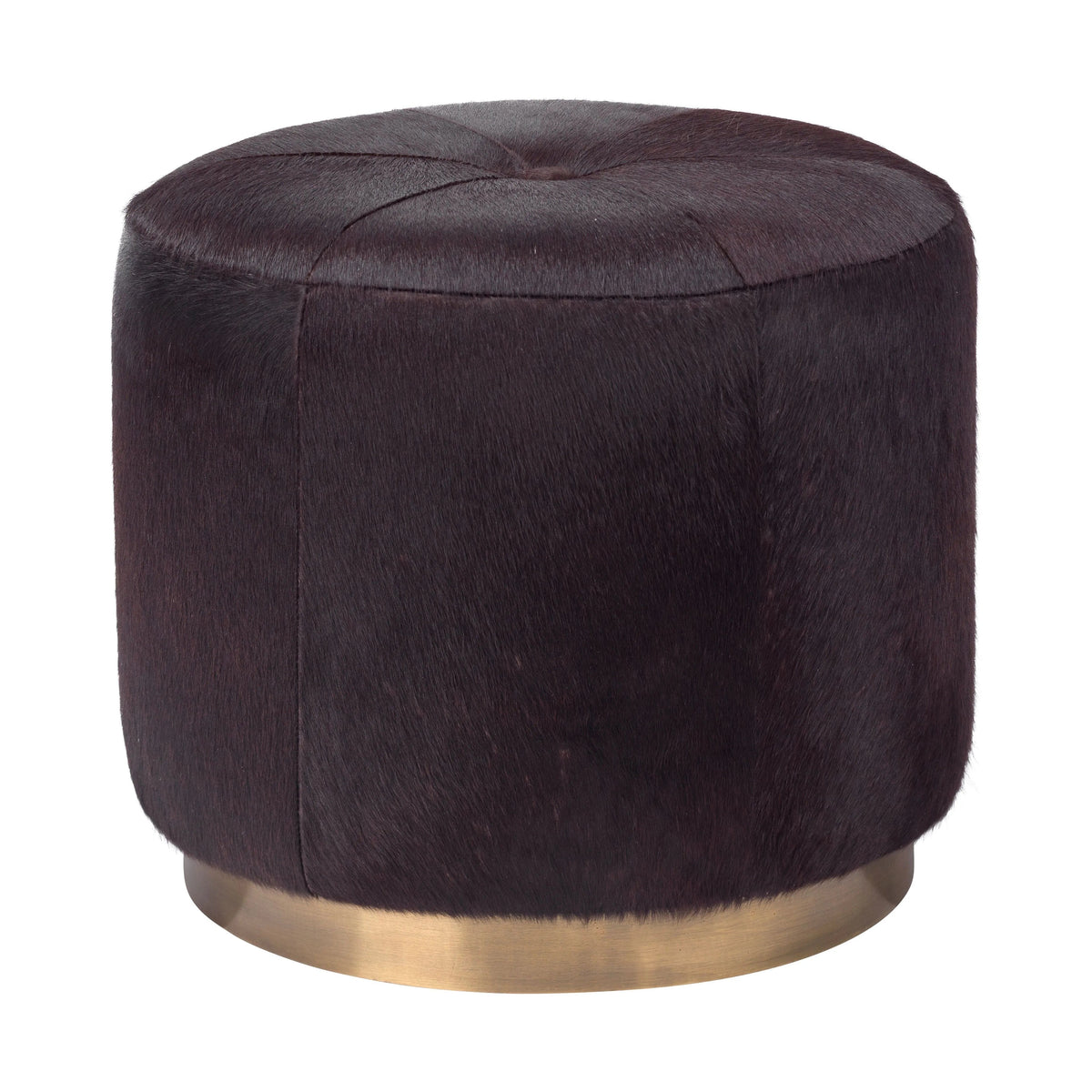 Jamie Young Company - Thackeray Round Pouf - 20THAC-SMES | Montreal Lighting & Hardware