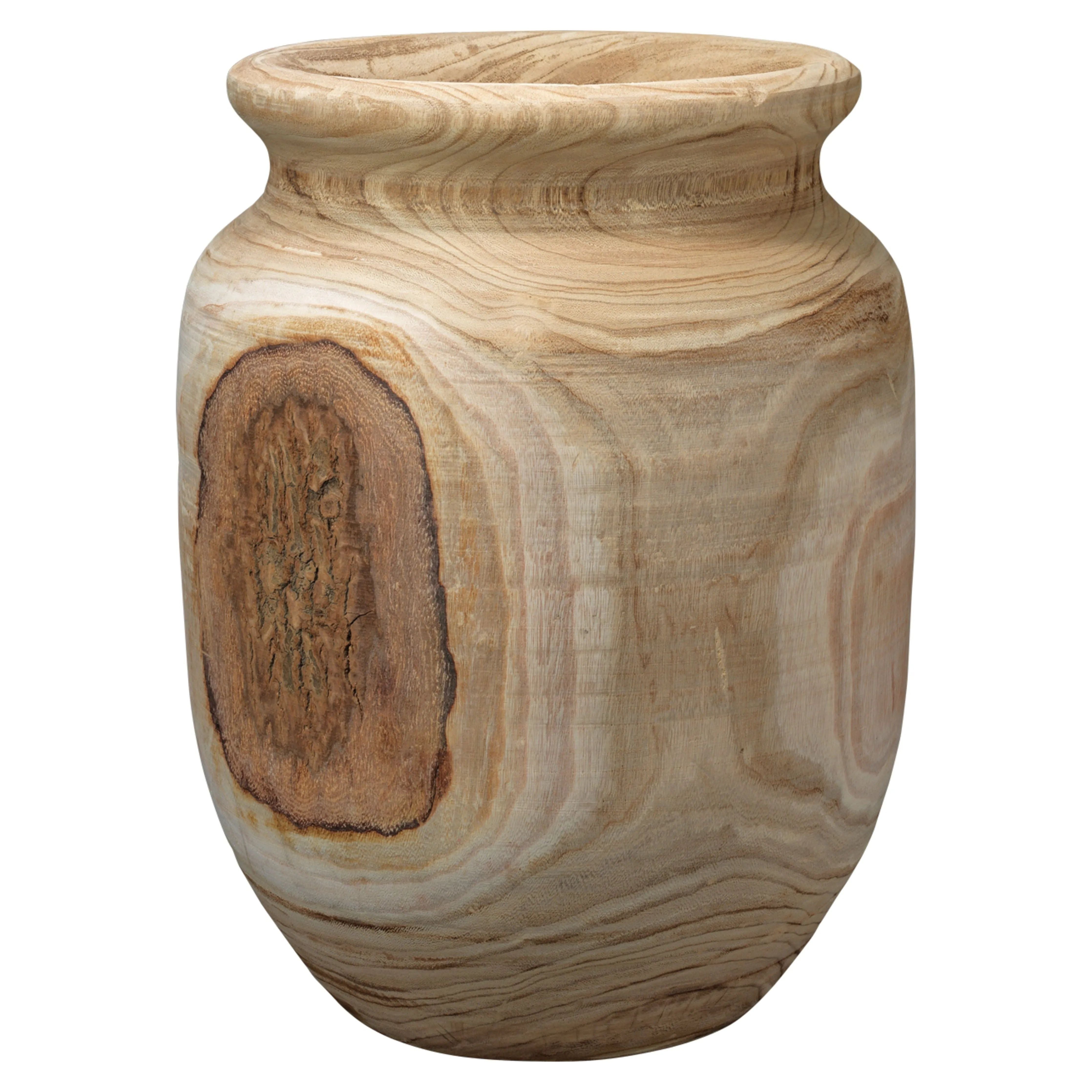 Jamie Young Company - Topanga Wooden Vase - 7TOPA-VAWD | Montreal Lighting & Hardware