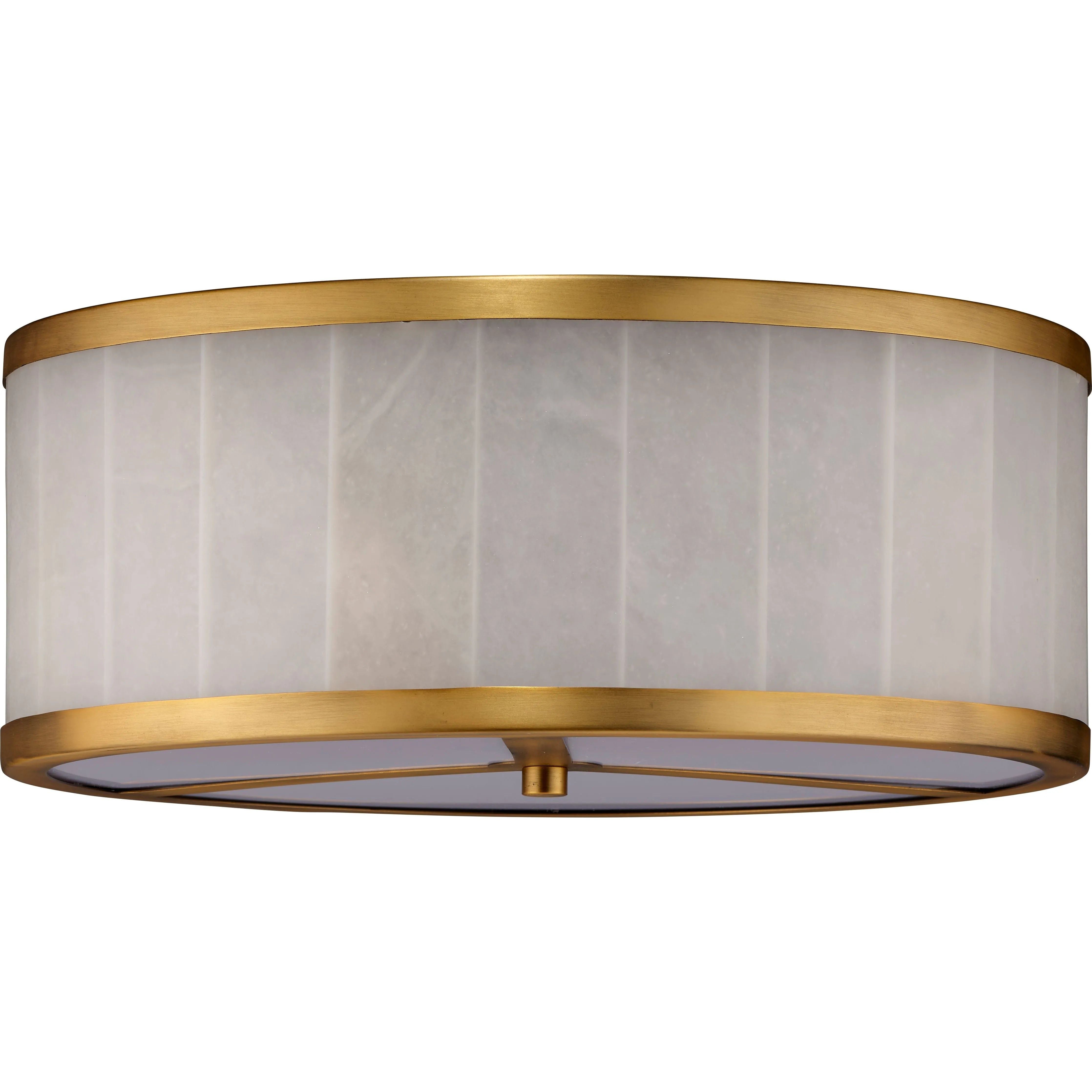 Jamie Young Company - Upsala Alabaster Flush Mount Ceiling Light - 5UPSA-LGAL | Montreal Lighting & Hardware