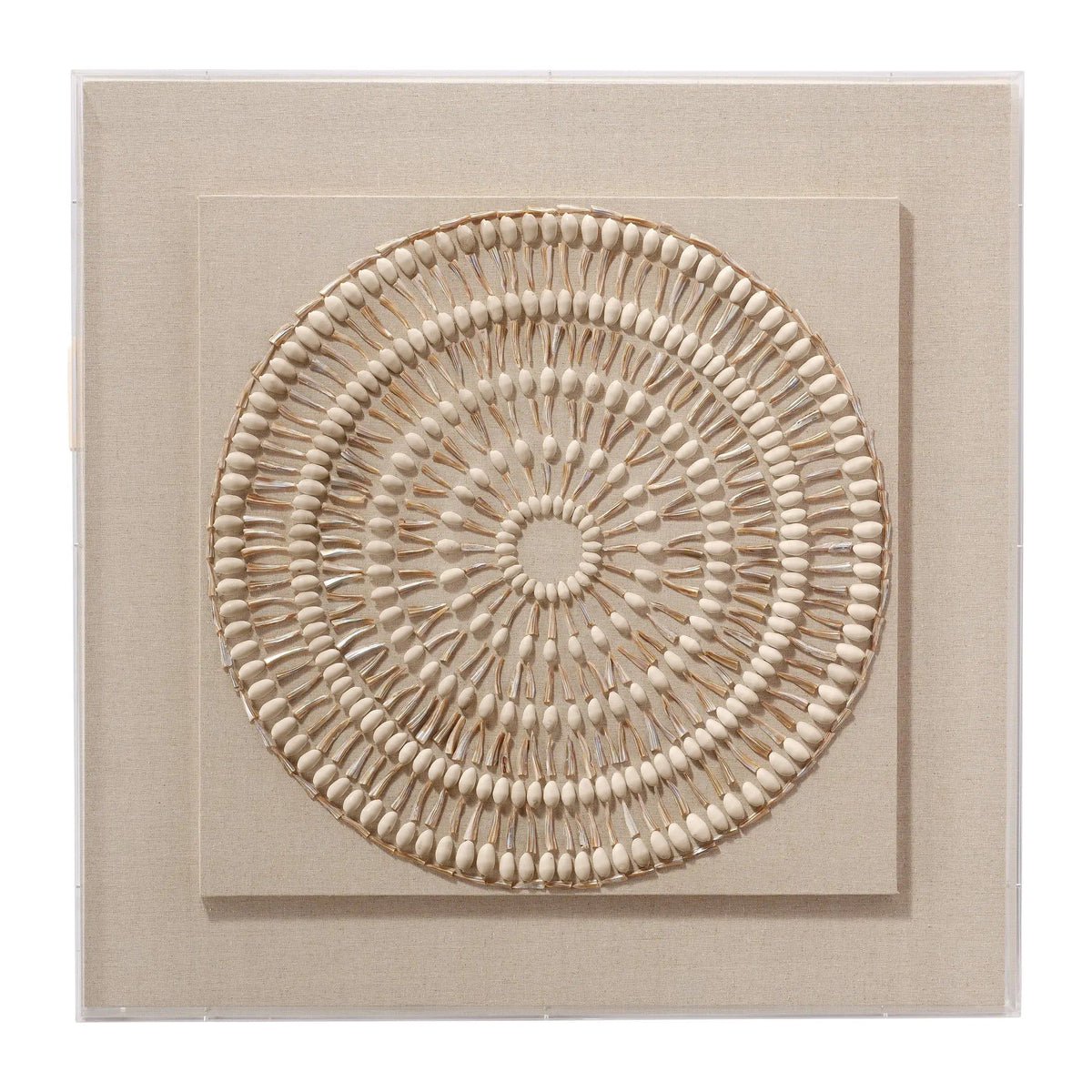 Jamie Young Company - Waiki Shell Wall Art - 8WAIK-WACR | Montreal Lighting & Hardware