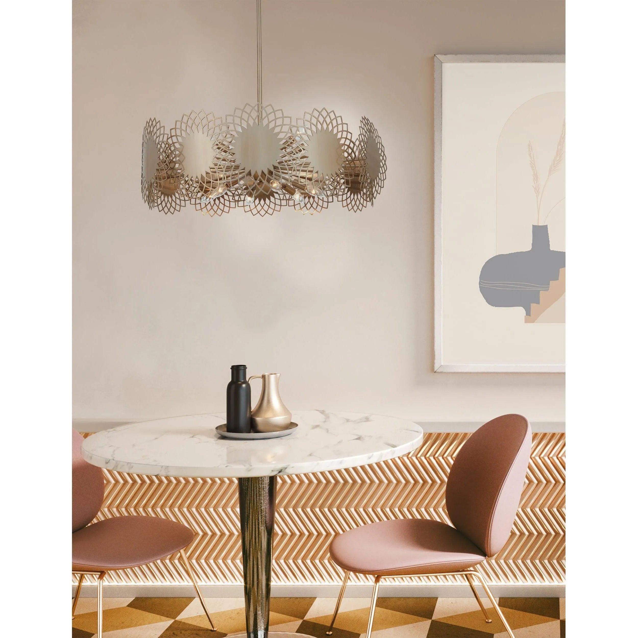 Kalco - Helia Pendant - 516955BCG | Montreal Lighting & Hardware