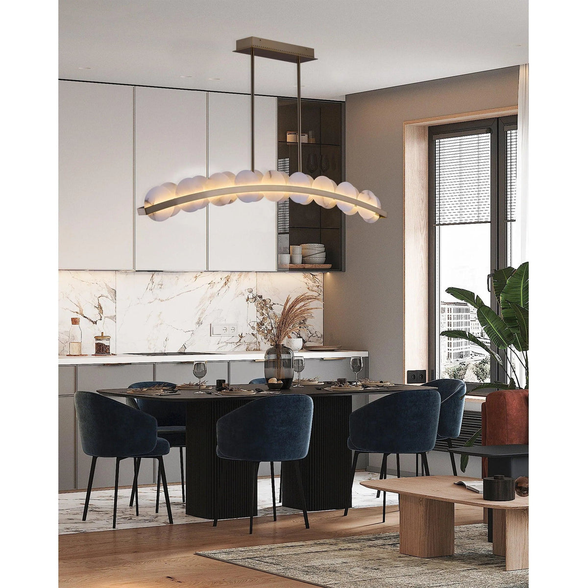 Kalco - Meridian LED Island Pendant - 518461WB | Montreal Lighting & Hardware