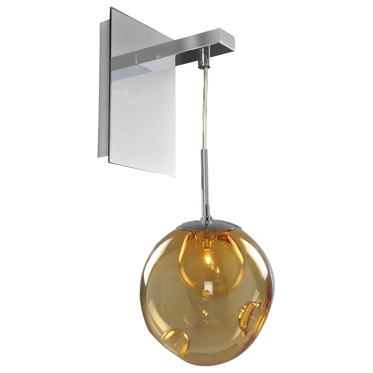 Kalco - Meteor Wall Bracket - 309520CH/AMBER | Montreal Lighting & Hardware