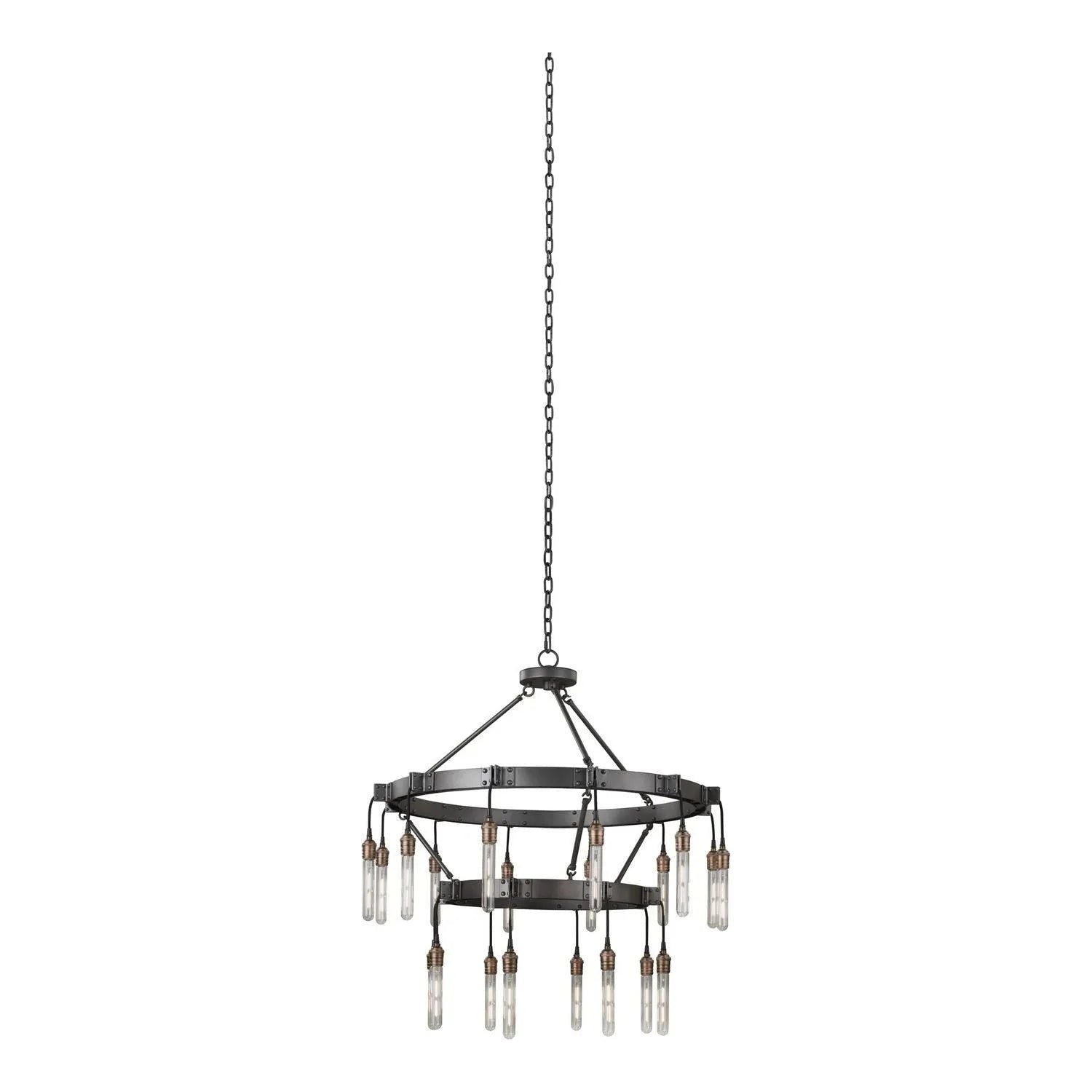 Kalco - Stuyvesant 2 Tier Chandelier - 506272MGM | Montreal Lighting & Hardware