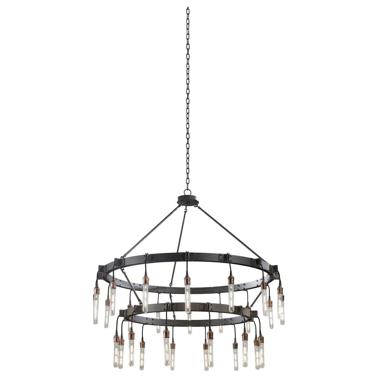 Kalco - Stuyvesant 2 Tier Chandelier - 506273MGM | Montreal Lighting & Hardware