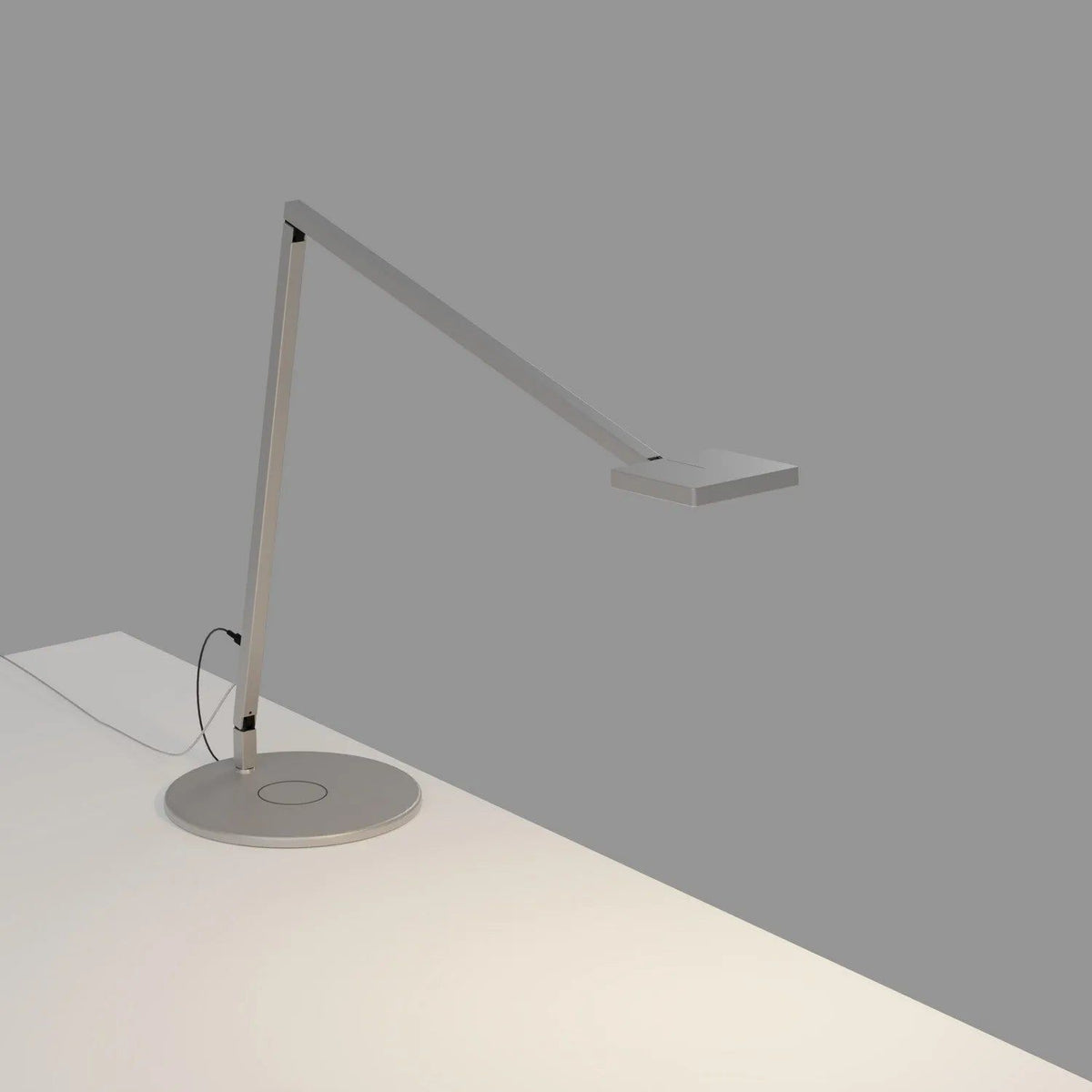 Koncept - Focaccia LED Desk Lamp - FCD-2-SIL-QCB | Montreal Lighting & Hardware