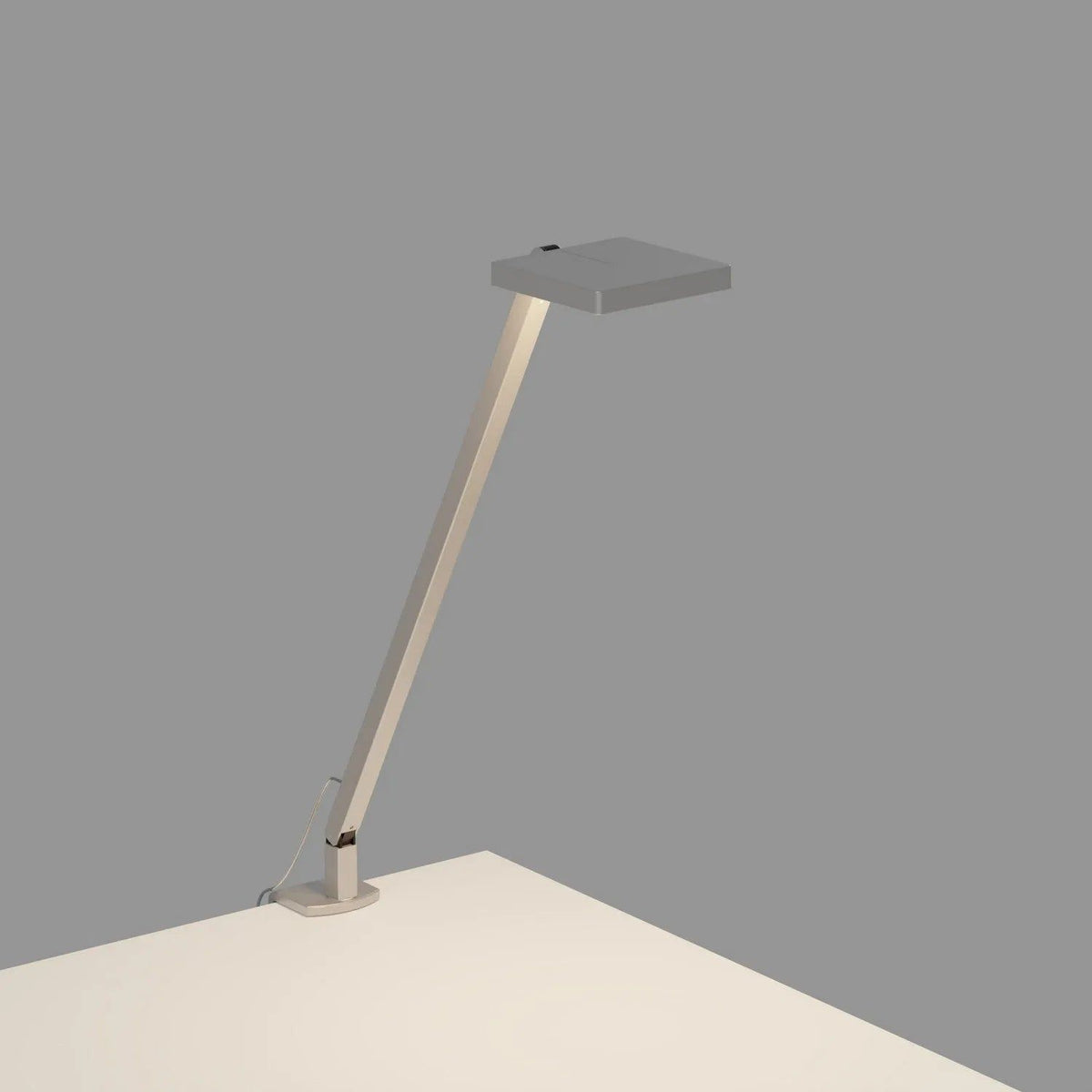 Koncept - Focaccia Solo LED Desk Lamp - FCD-1-SIL-2CL | Montreal Lighting & Hardware