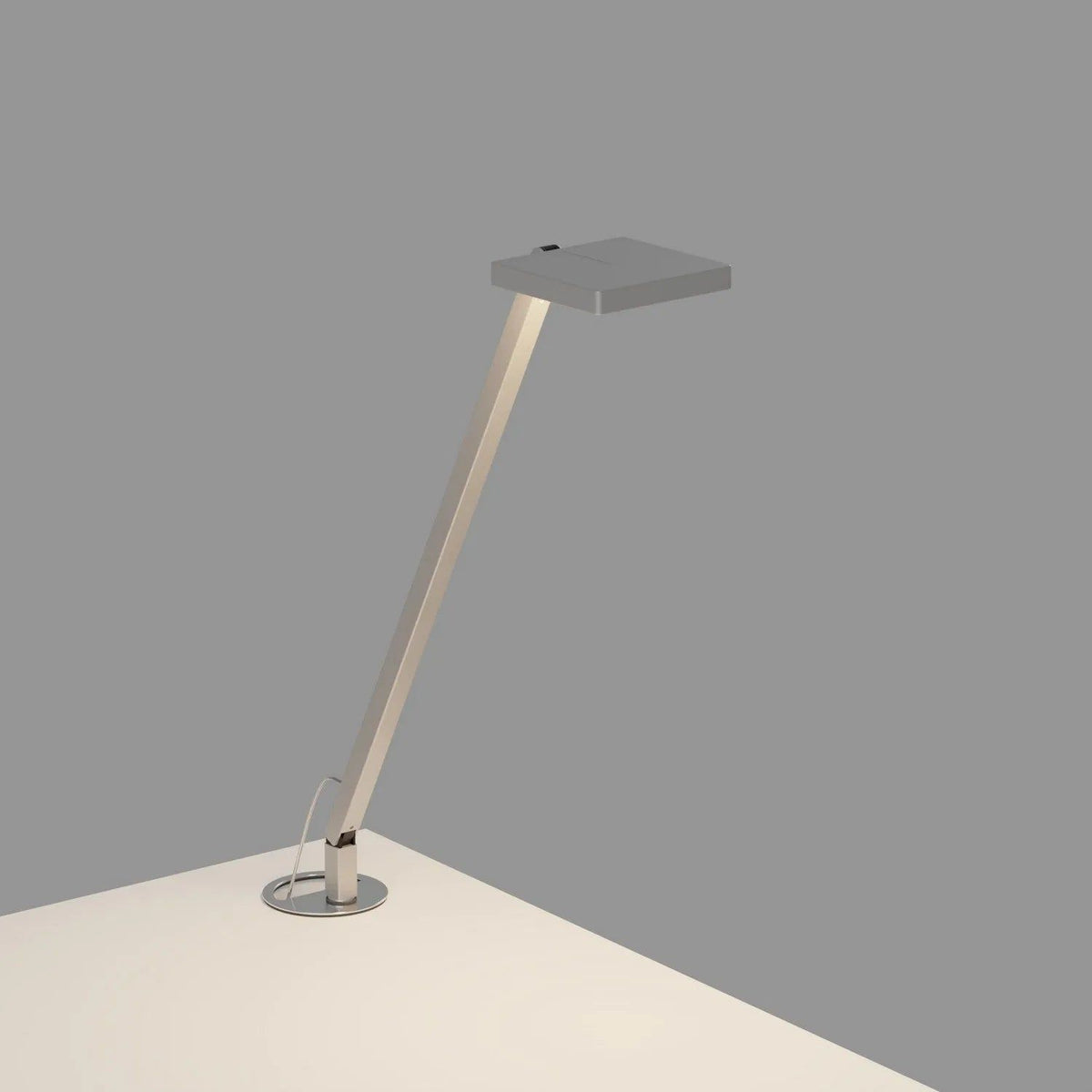 Koncept - Focaccia Solo LED Desk Lamp - FCD-1-SIL-GRM | Montreal Lighting & Hardware