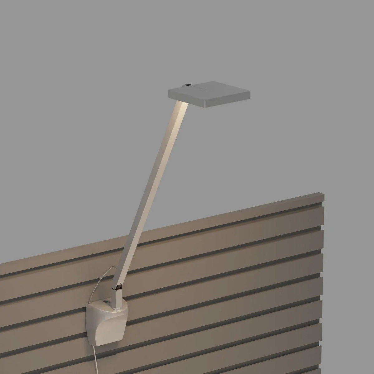 Koncept - Focaccia Solo LED Desk Lamp - FCD-1-SIL-SLT | Montreal Lighting & Hardware