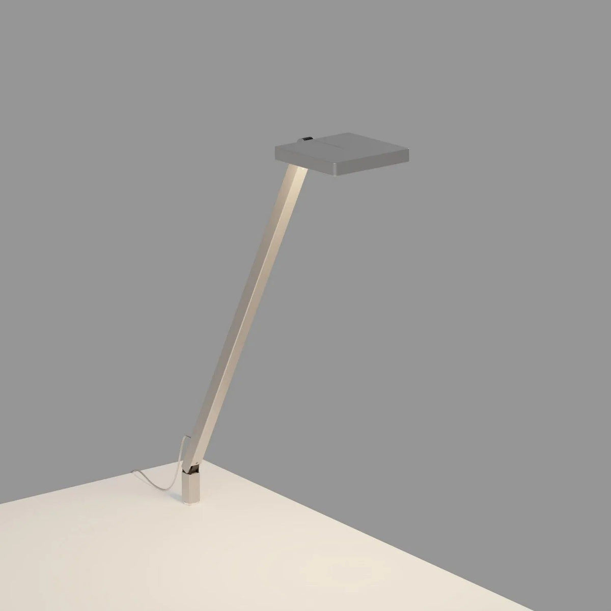 Koncept - Focaccia Solo LED Desk Lamp - FCD-1-SIL-THR | Montreal Lighting & Hardware