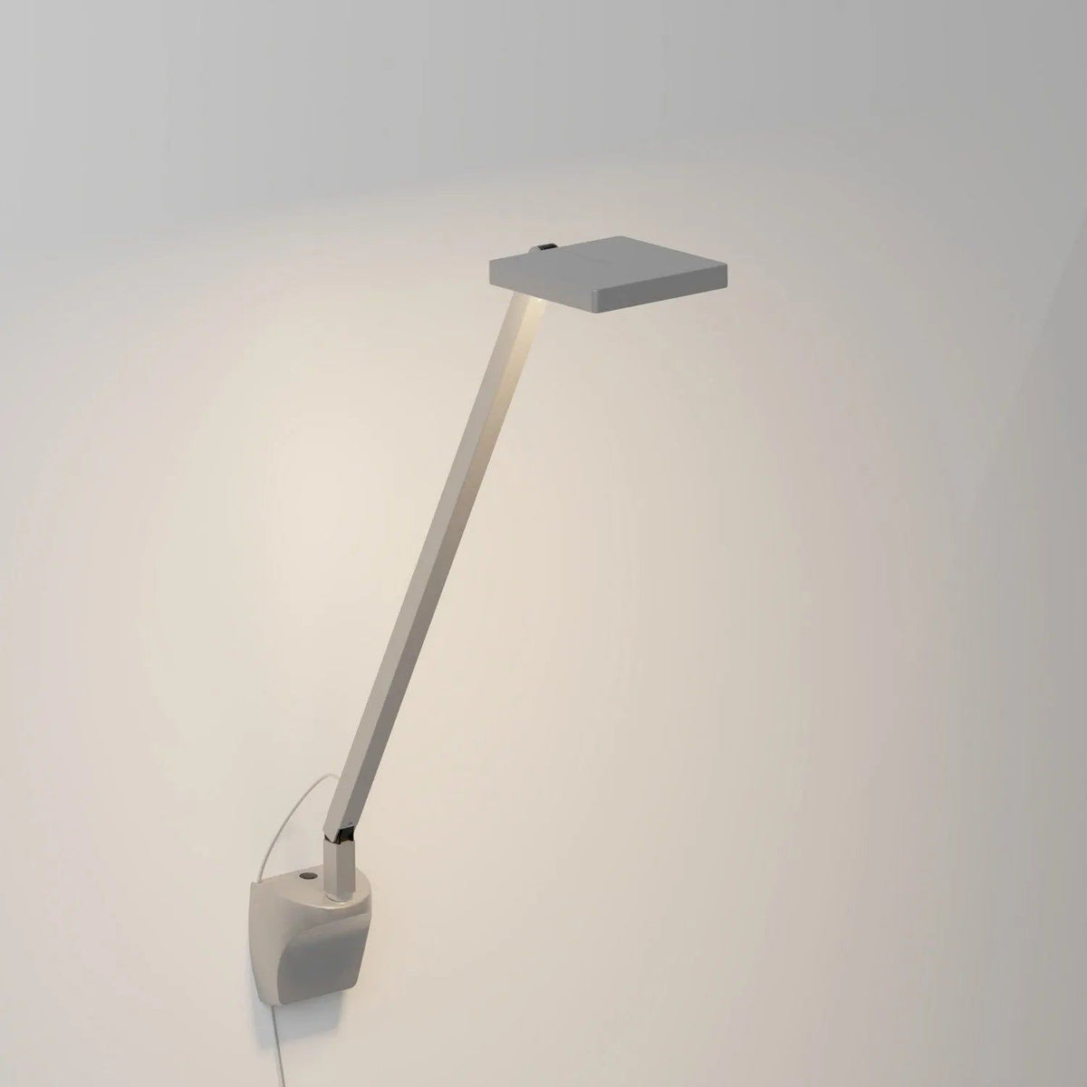 Koncept - Focaccia Solo LED Desk Lamp - FCD-1-SIL-WAL | Montreal Lighting & Hardware