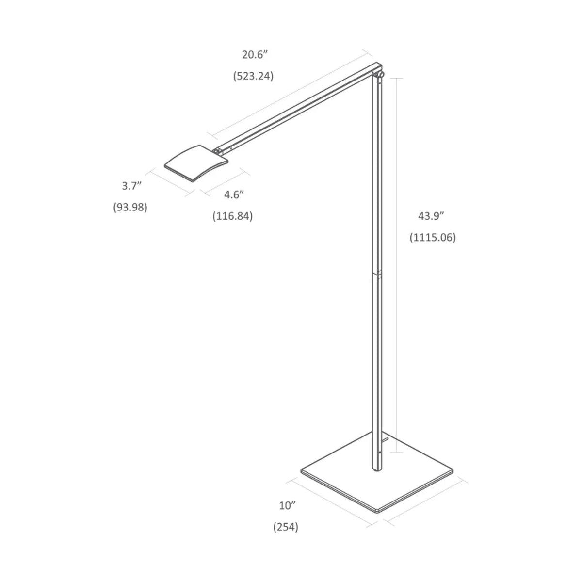 Koncept - Mosso Pro LED Floor Lamp - AR2001-MBK-FLR | Montreal Lighting & Hardware