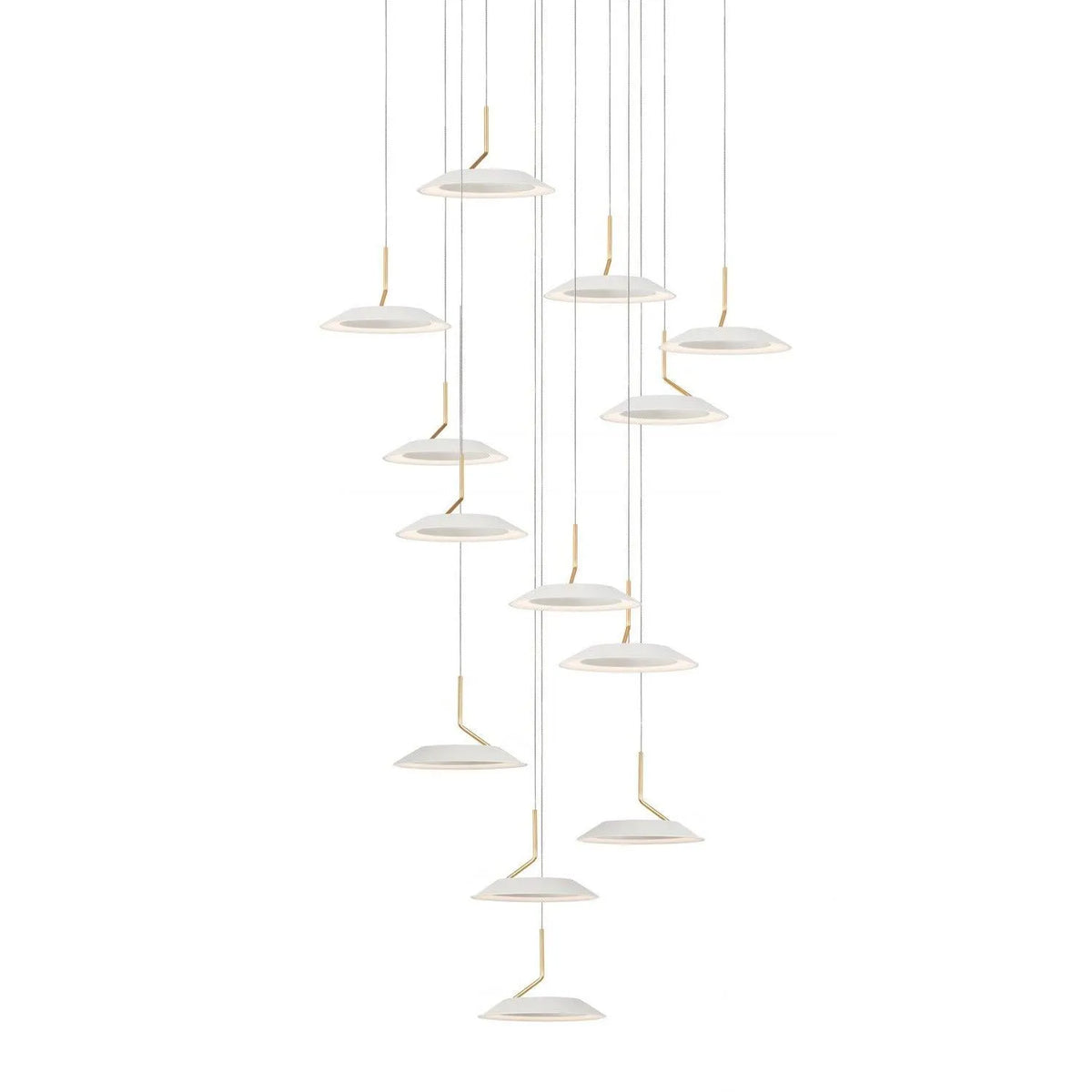 Koncept - Royyo LED 13-Light Pendant - RYP-C13-SW-MWG | Montreal Lighting & Hardware