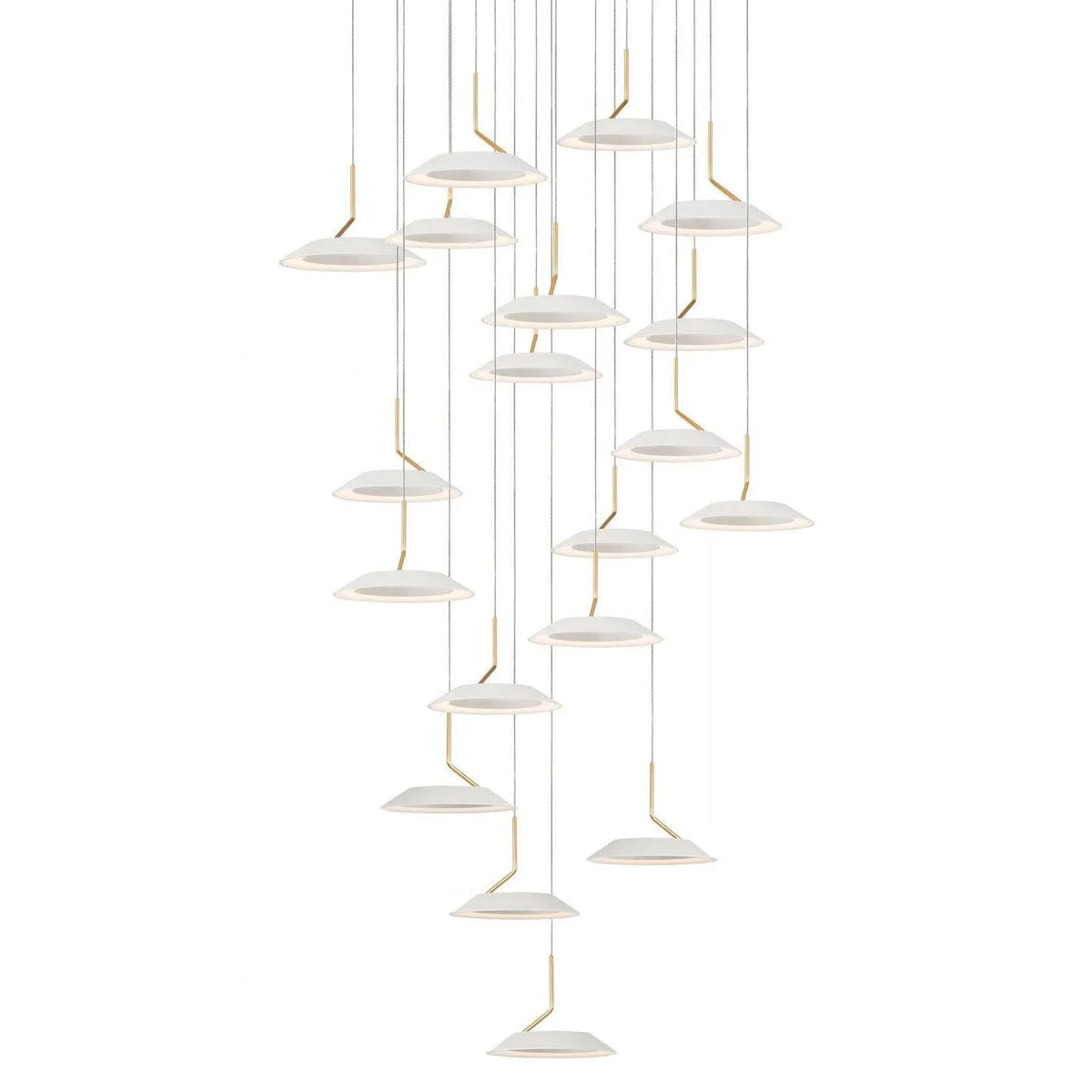 Koncept - Royyo LED 19-Light Pendant - RYP-C19-SW-MWG | Montreal Lighting & Hardware