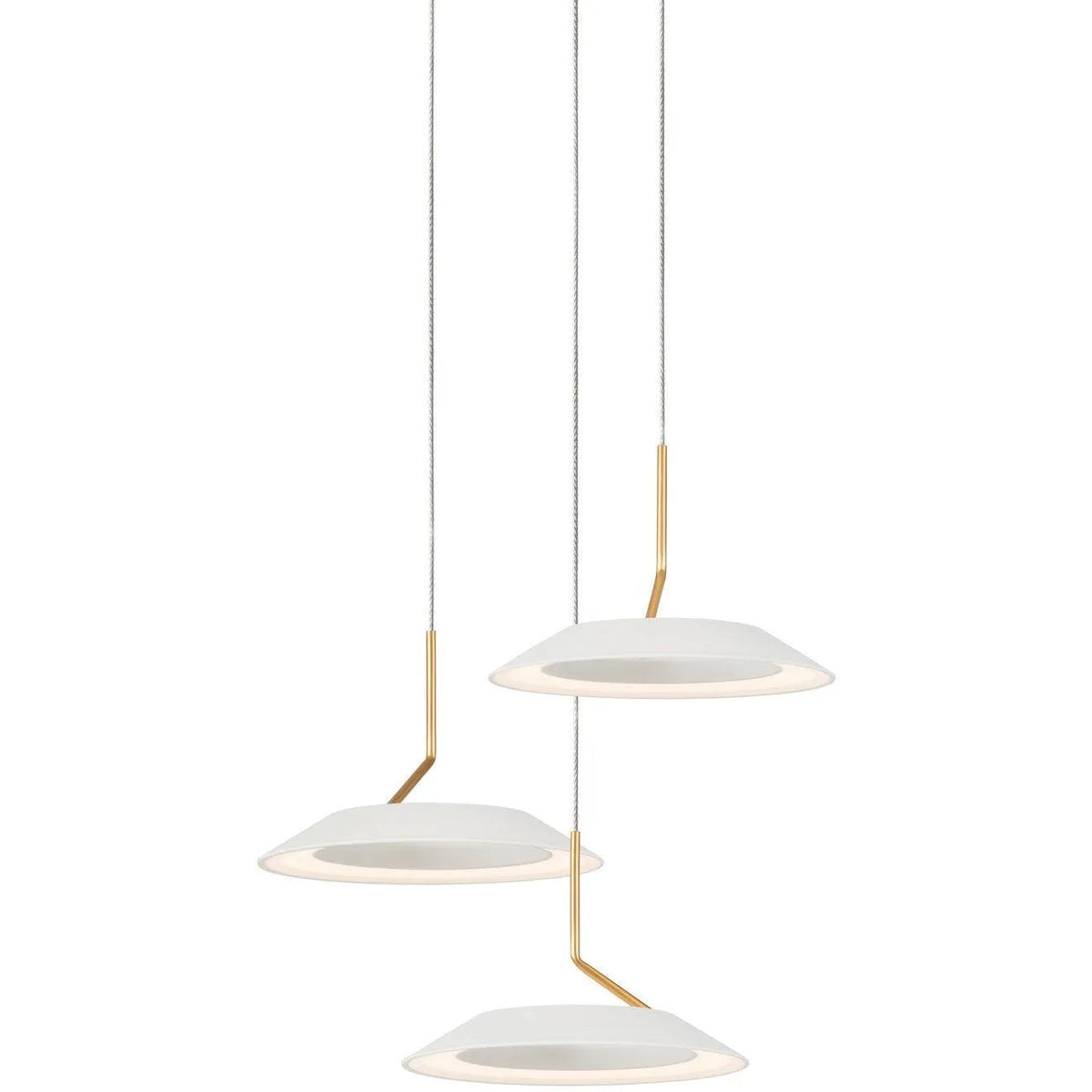 Koncept - Royyo LED 3-Light Pendant - RYP-C3-SW-MWG | Montreal Lighting & Hardware