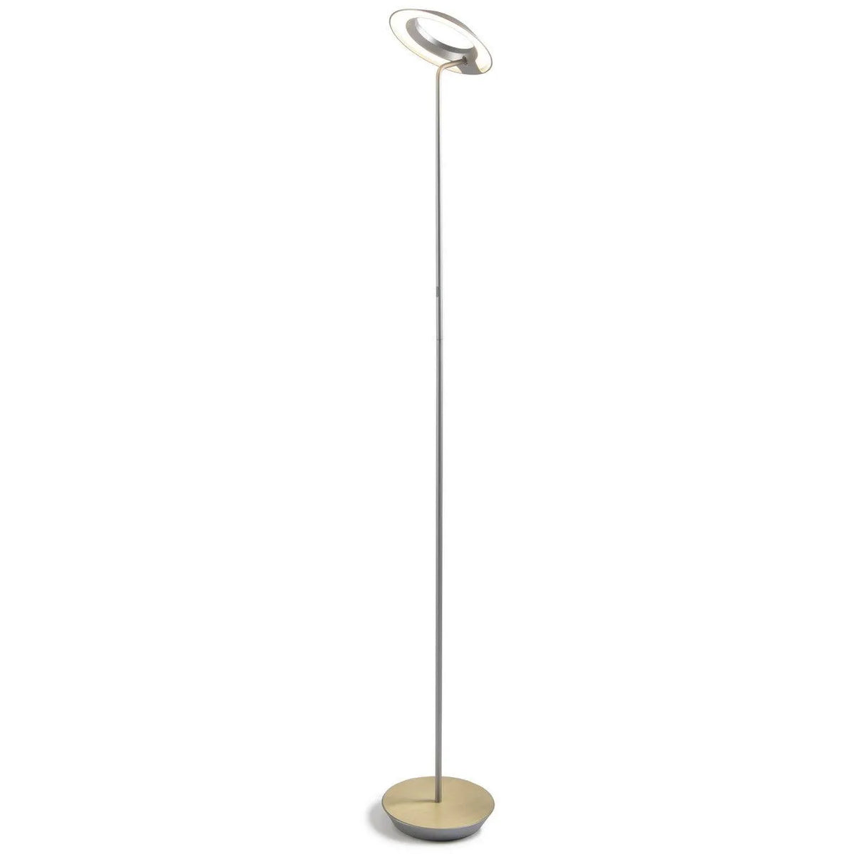 Koncept - Royyo LED Floor Lamp - RYO-SW-SIL-BRS-FLR | Montreal Lighting & Hardware