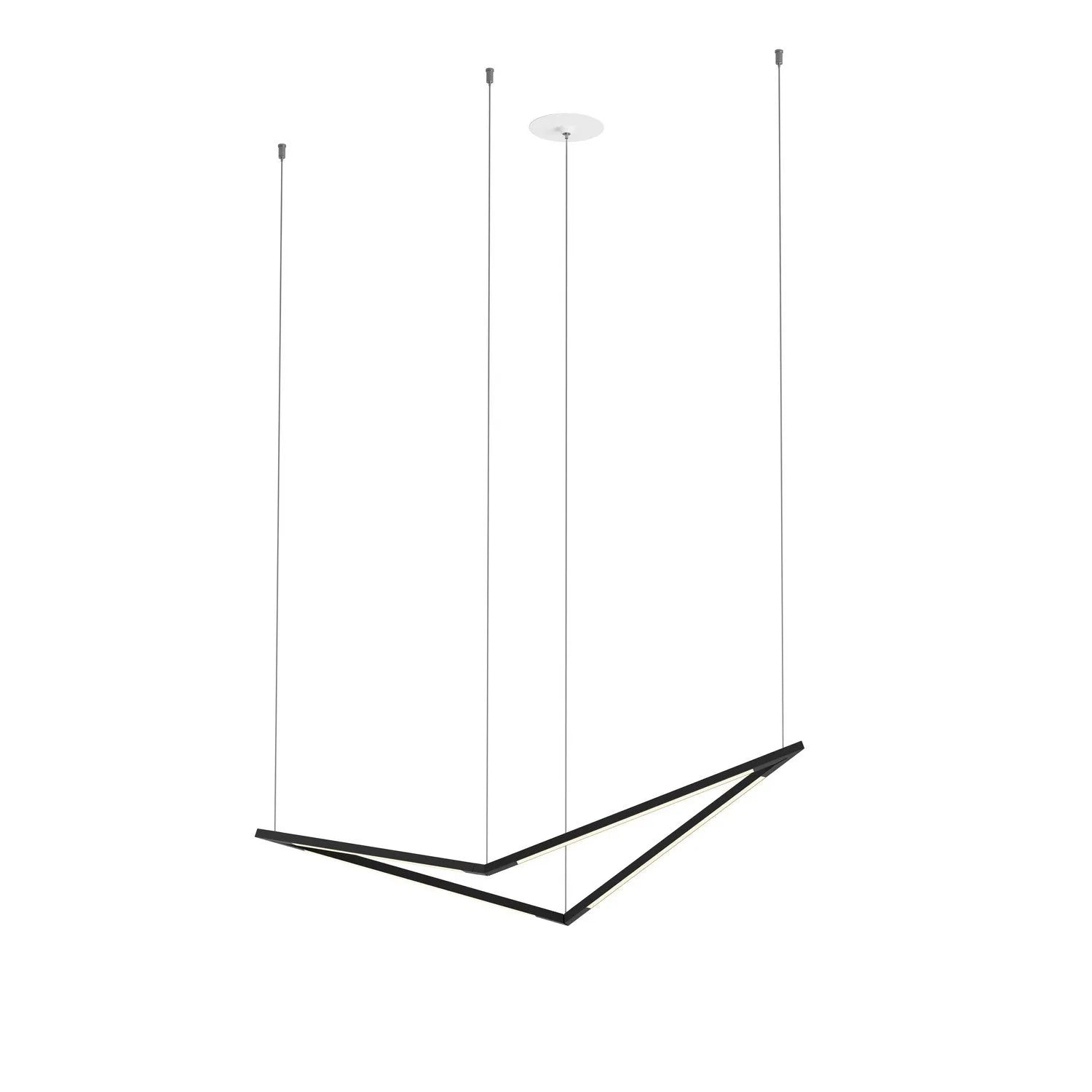 Koncept - Z-Bar Bird 16-Inch LED Pendant - ZBP-16-B-SW-MTB-CNP | Montreal Lighting & Hardware