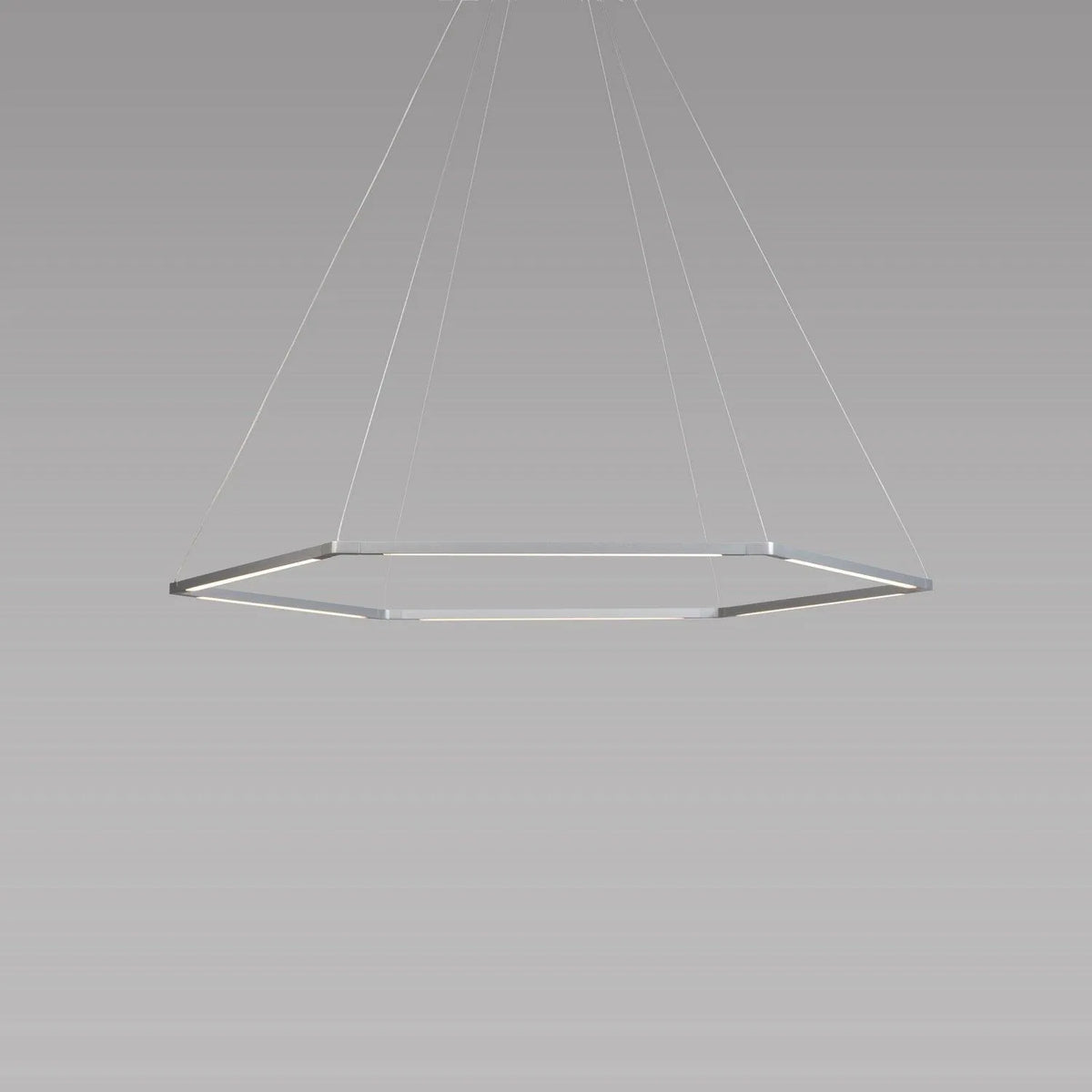 Koncept - Z-Bar Honeycomb 16-Inch LED Pendant - ZBP-16-H-SW-SIL-CNP | Montreal Lighting & Hardware