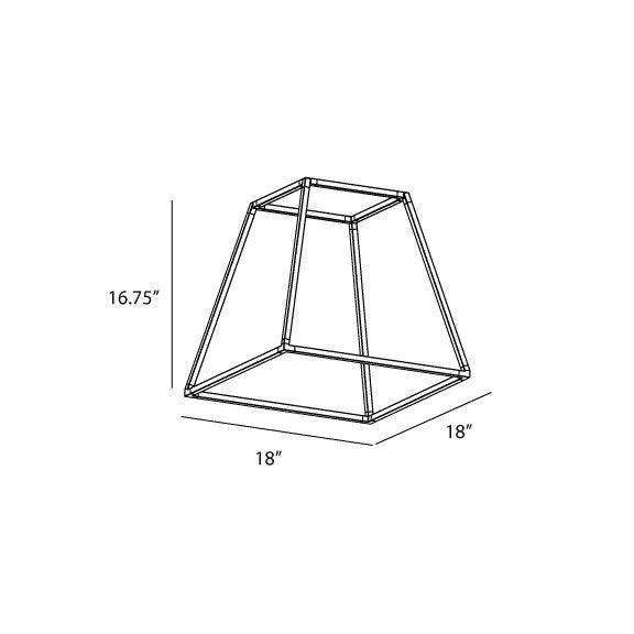 Koncept - Z-Bar Rise Square 16-Inch LED Pendant - ZBP-16-RS-SW-MTB-CNP | Montreal Lighting & Hardware