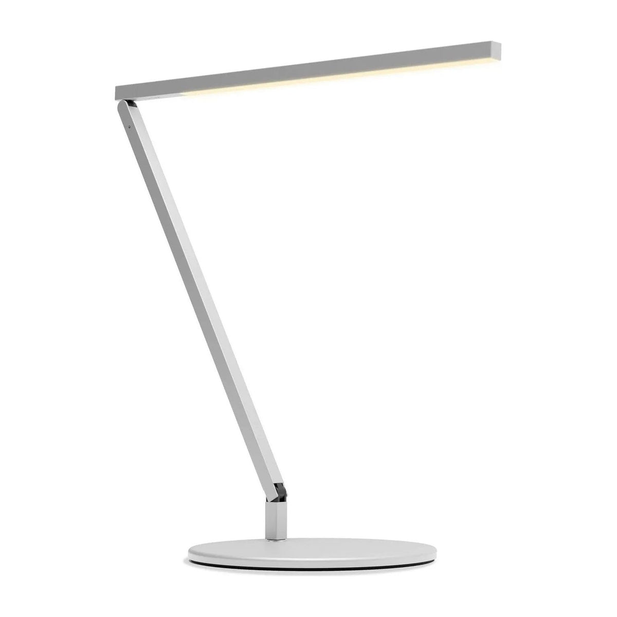 Koncept - Z-Bar Solo LED Desk Lamp Gen 4 - ZBD1000-W-SIL-DSK | Montreal Lighting & Hardware