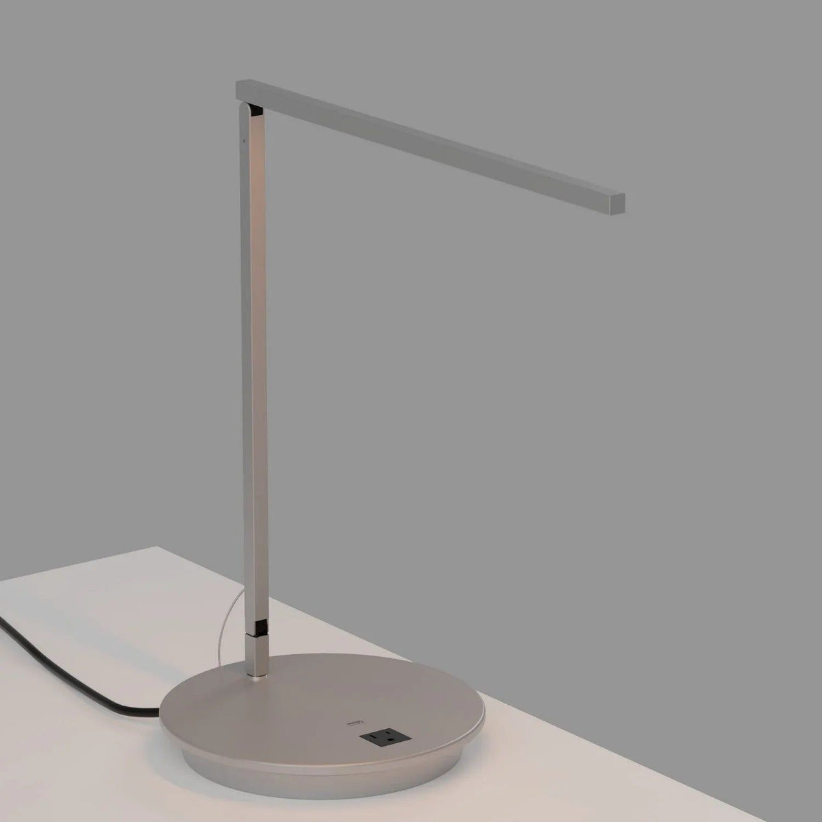 Koncept - Z-Bar Solo LED Desk Lamp Gen 4 - ZBD1000-W-SIL-PWD | Montreal Lighting & Hardware