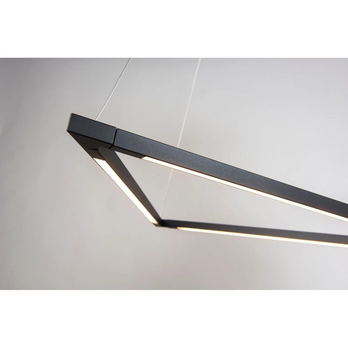 Koncept - Z-Bar Triangle 24-Inch LED Pendant - ZBP-24-T-SW-MTB-CNP | Montreal Lighting & Hardware