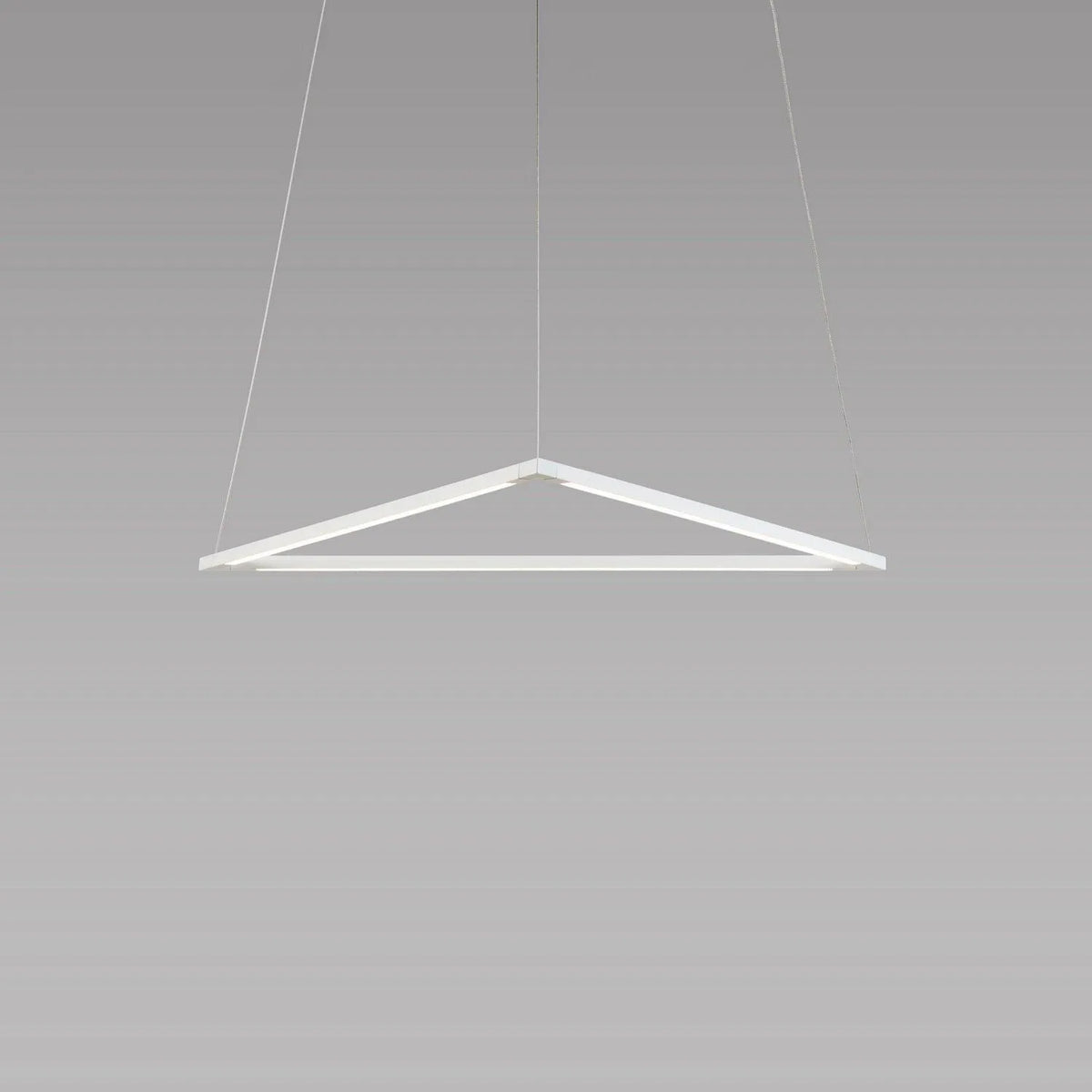 Koncept - Z-Bar Triangle 24-Inch LED Pendant - ZBP-24-T-SW-MWT-CNP | Montreal Lighting & Hardware