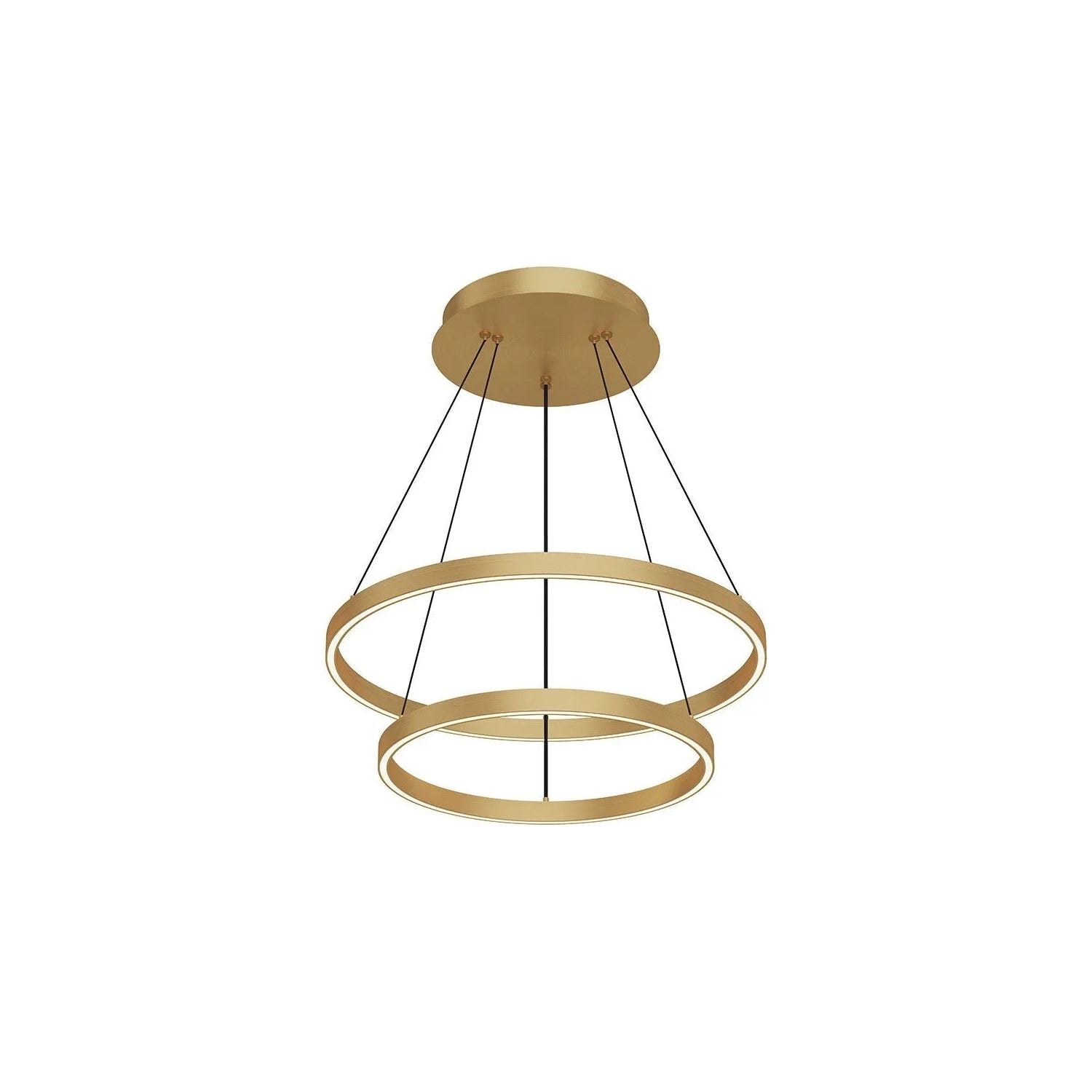 Kuzco Lighting - Cerchio LED Chandelier - CH87224-BG | Montreal Lighting & Hardware