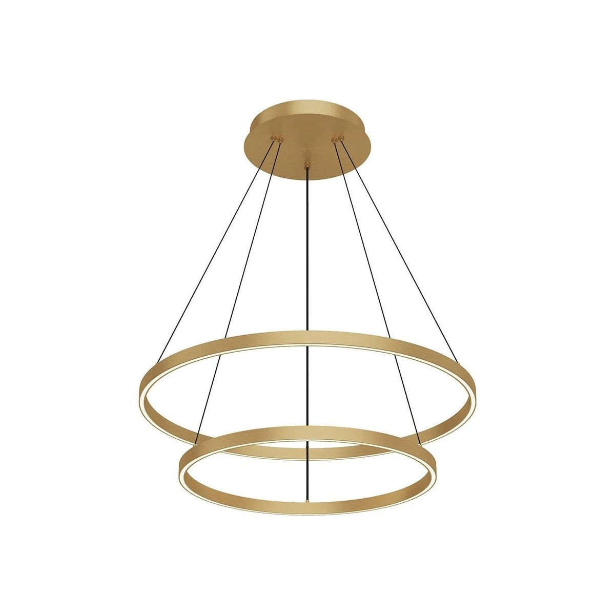 Kuzco Lighting - Cerchio LED Chandelier - CH87224-BG | Montreal Lighting & Hardware