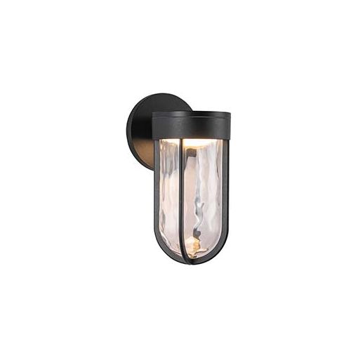 Kuzco Lighting - Davy LED Exterior Wall Sconce - EW17627-BK | Montreal Lighting & Hardware