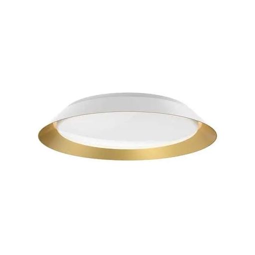 Kuzco Lighting - Jasper LED Flush Mount - FM43419-WH/GD-5CCT | Montreal Lighting & Hardware