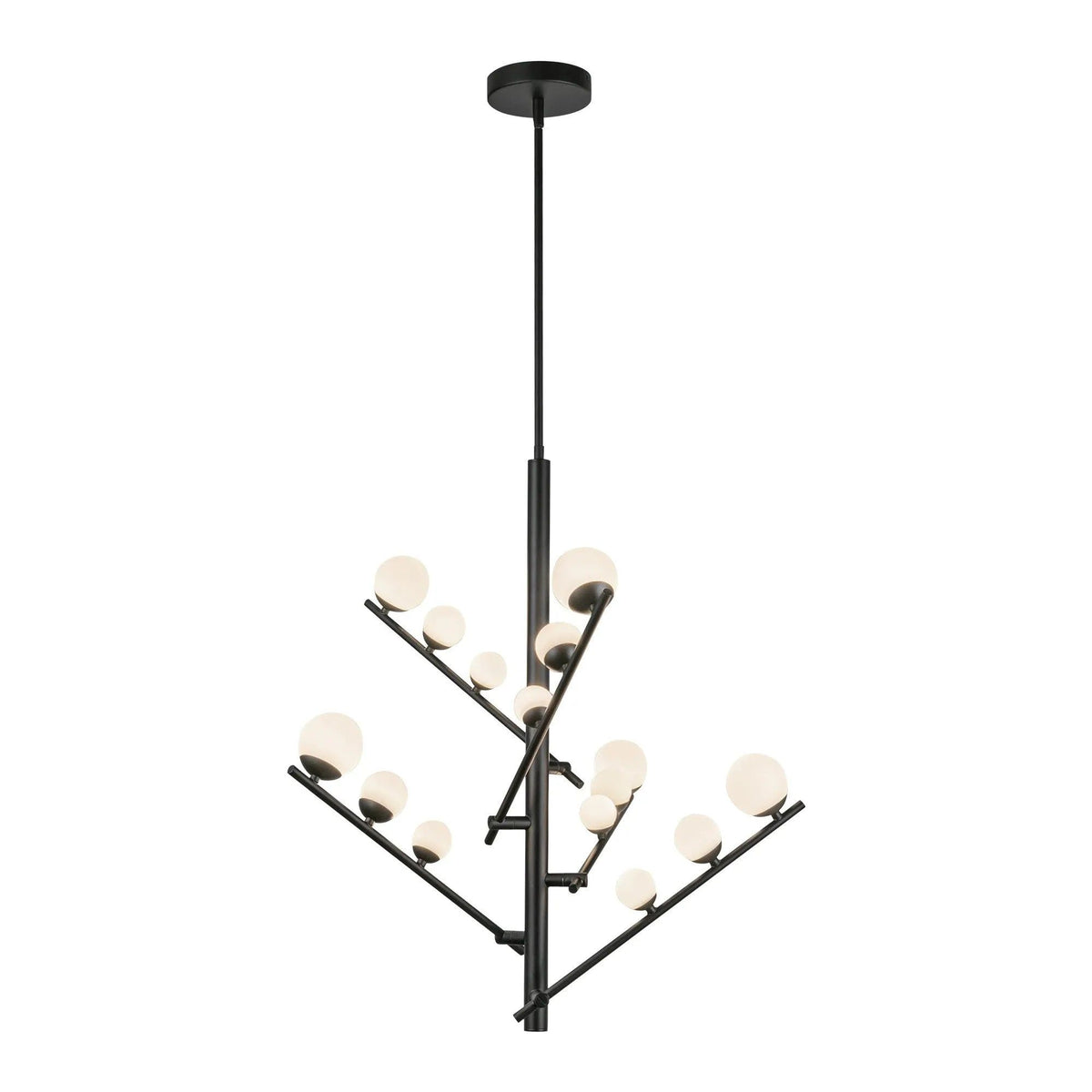 Kuzco Lighting - Juniper LED Chandelier - CH55530-BK/OP | Montreal Lighting & Hardware