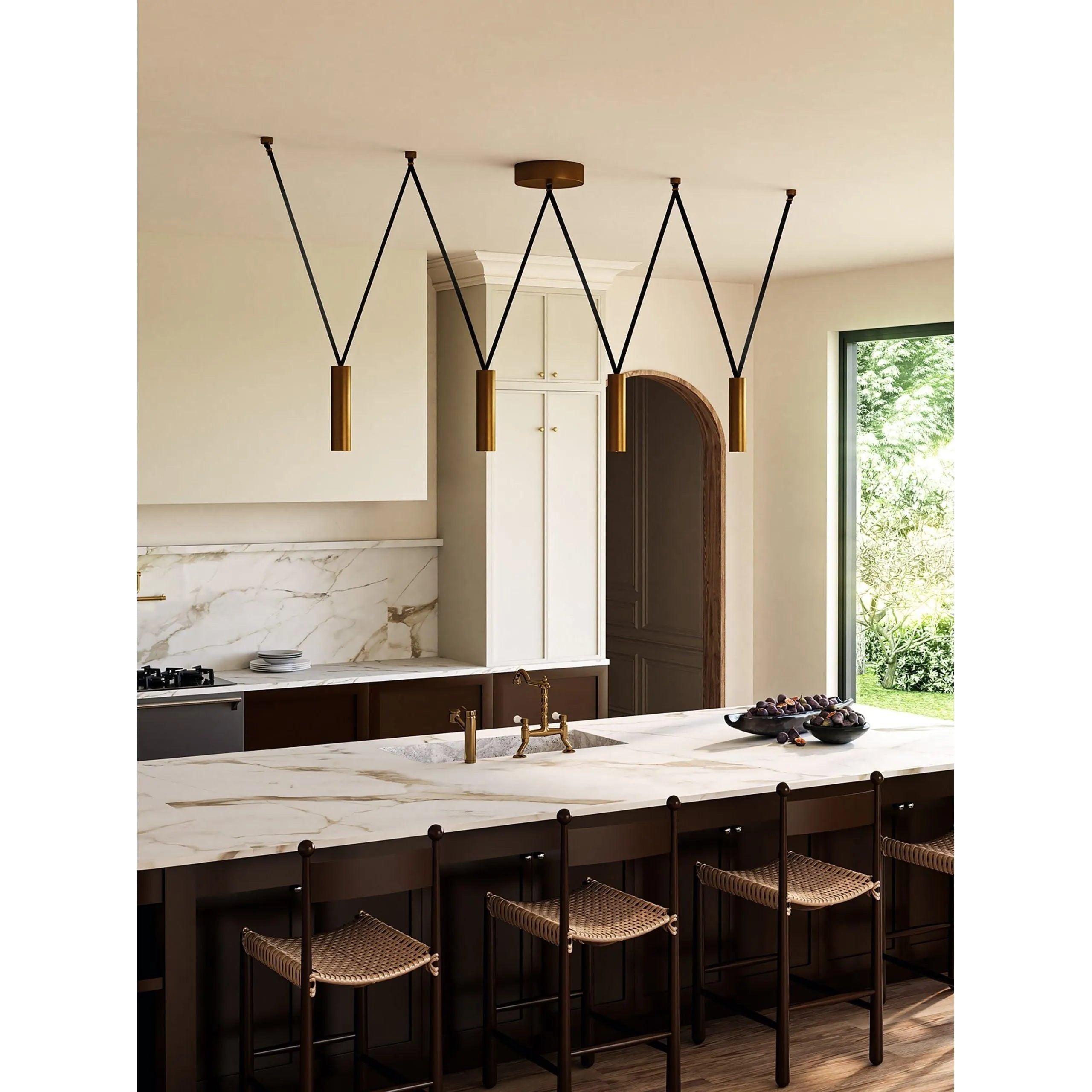 Kuzco Lighting - Mason LED Linear Pendant - LP90404-UB | Montreal Lighting & Hardware