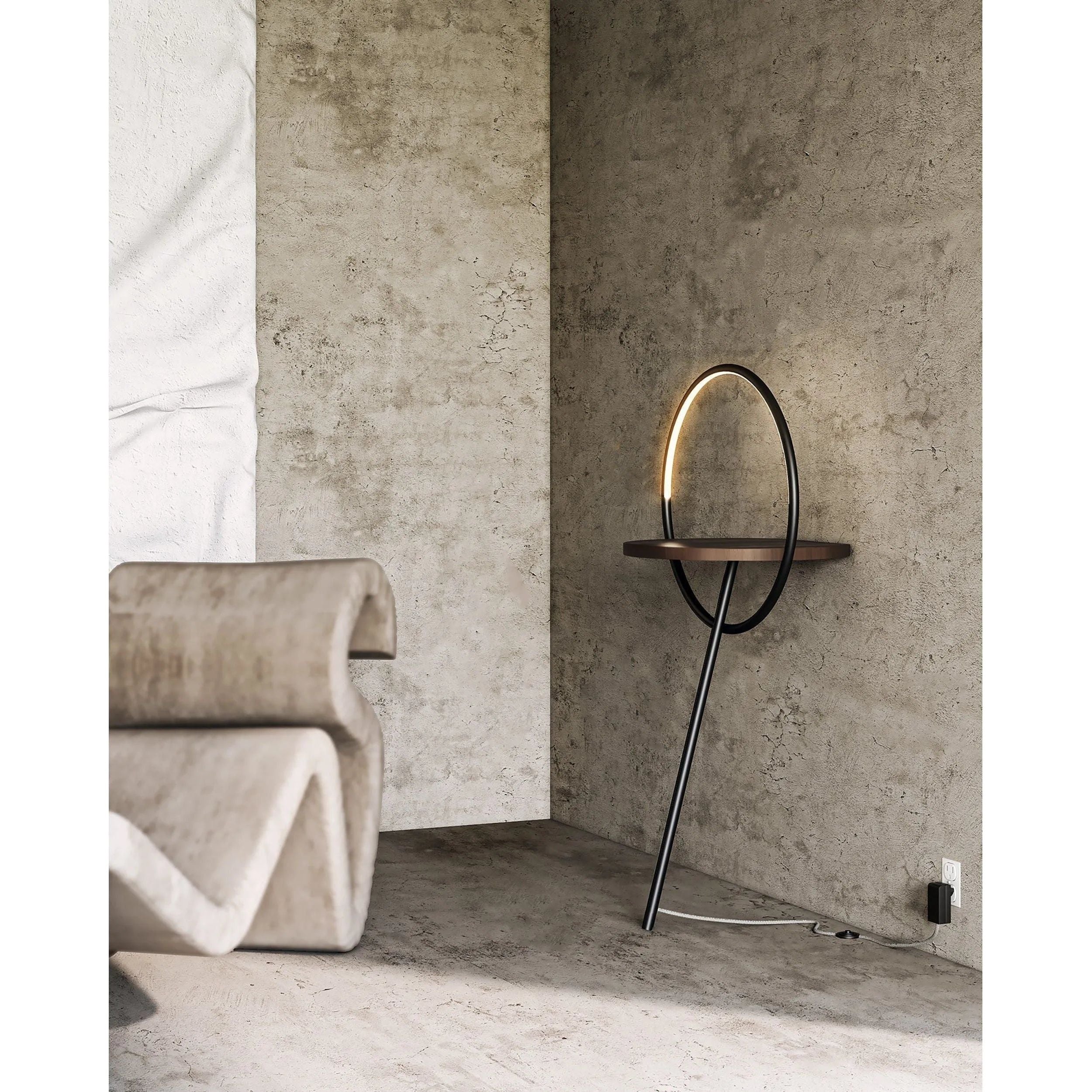 Kuzco Lighting - Maya LED Floor Lamp - FL83818-BK/WT | Montreal Lighting & Hardware