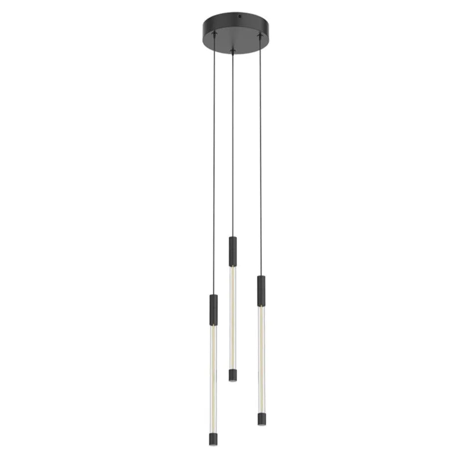 Kuzco Lighting - Motif LED Triple Multi-Pendant - MP75213-BK | Montreal Lighting & Hardware