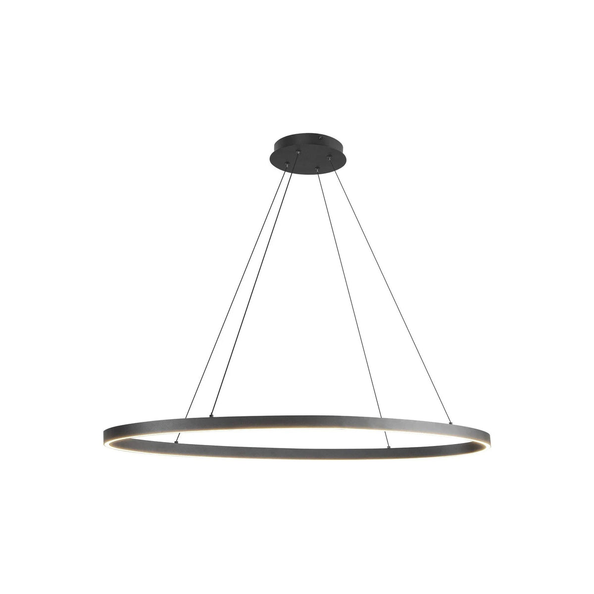 Kuzco Lighting - Ovale LED Linear Pendant - LP79140-BK | Montreal Lighting & Hardware