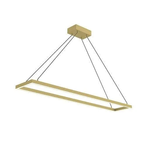 Kuzco Lighting - Piazza Linear Suspension - PD88548-BG | Montreal Lighting & Hardware