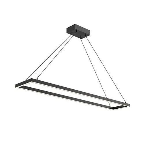 Kuzco Lighting - Piazza Linear Suspension - PD88548-BK | Montreal Lighting & Hardware