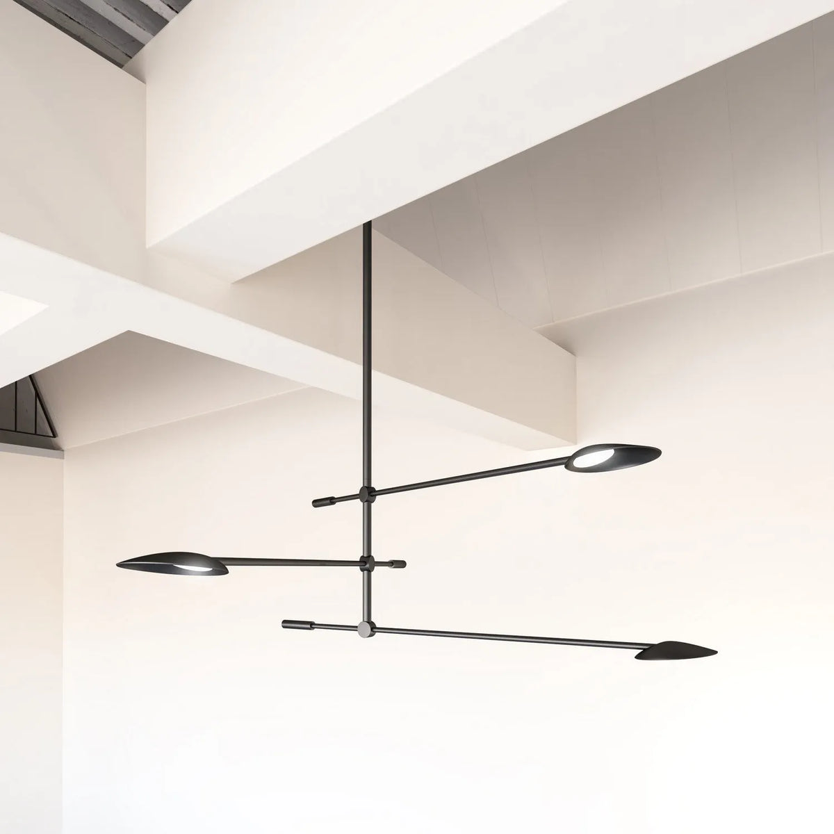 Kuzco Lighting - Rotaire LED Chandelier - CH90132-BK | Montreal Lighting & Hardware