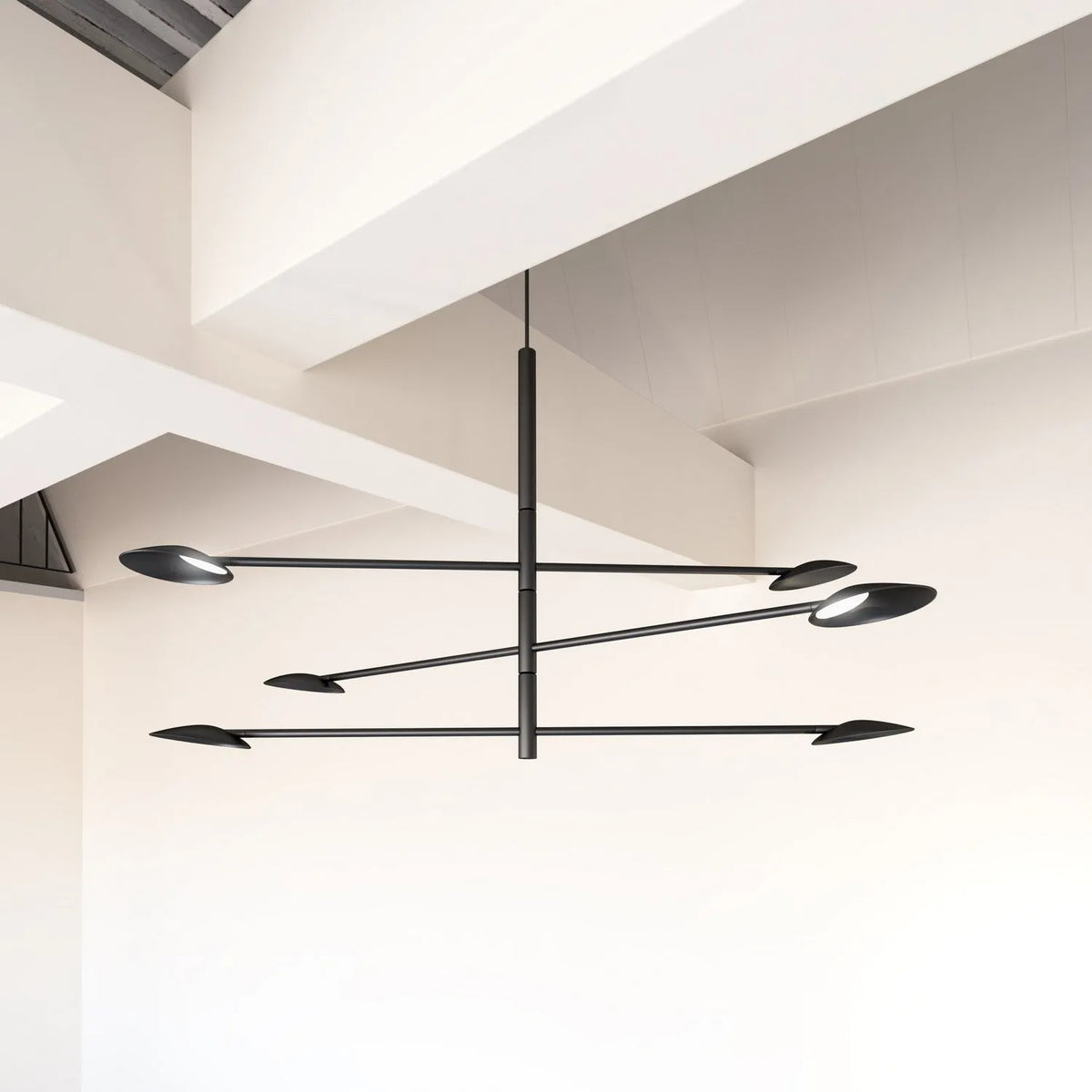 Kuzco Lighting - Rotaire LED Chandelier - CH90132-BK | Montreal Lighting & Hardware