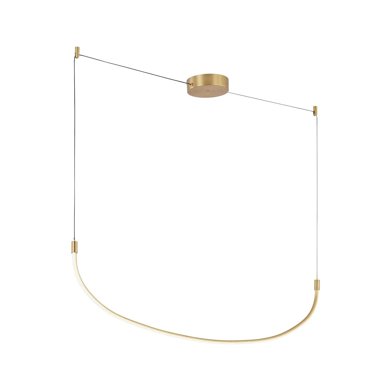 Kuzco Lighting - Talis LED Linear Pendant - LP89036-BG | Montreal Lighting & Hardware